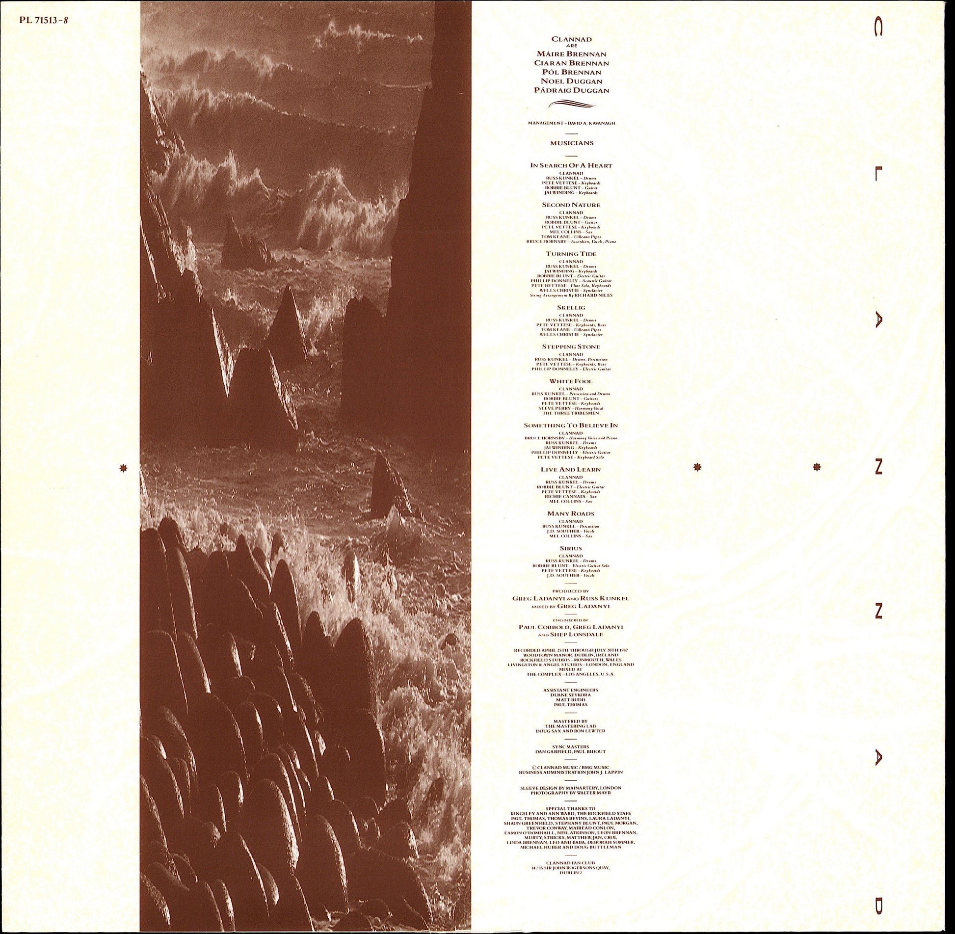 Clannad ‎- Sirius Vinyl LP
