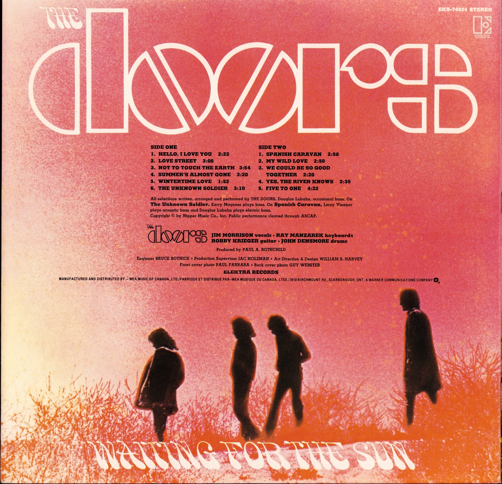 The Doors - Waiting For The Sun Vinyl LP