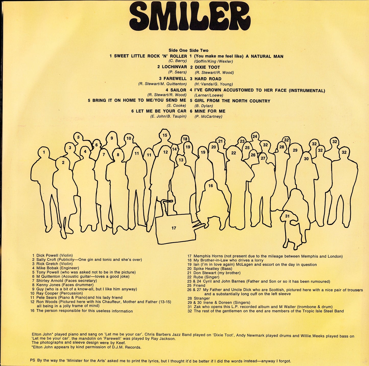 Rod Stewart - Smiler Vinyl LP Kopie