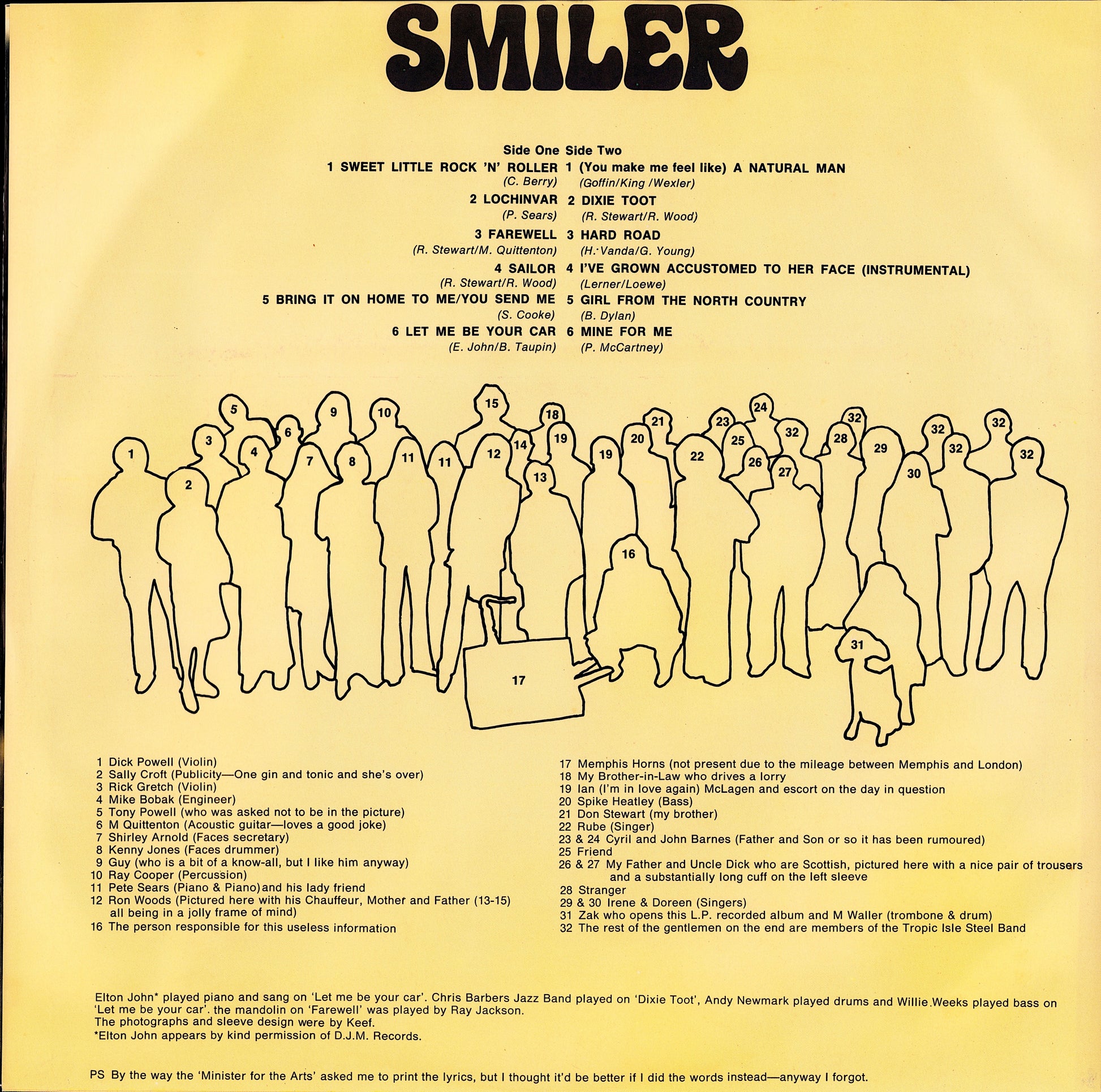 Rod Stewart - Smiler Vinyl LP Kopie