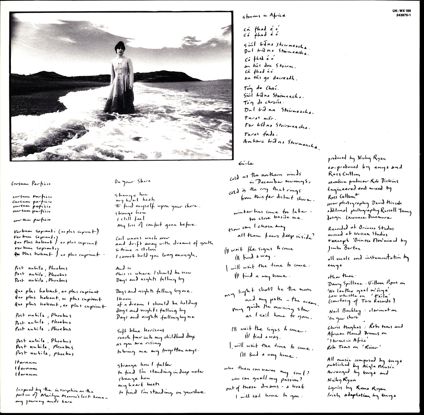 Enya ‎- Watermark Vinyl LP