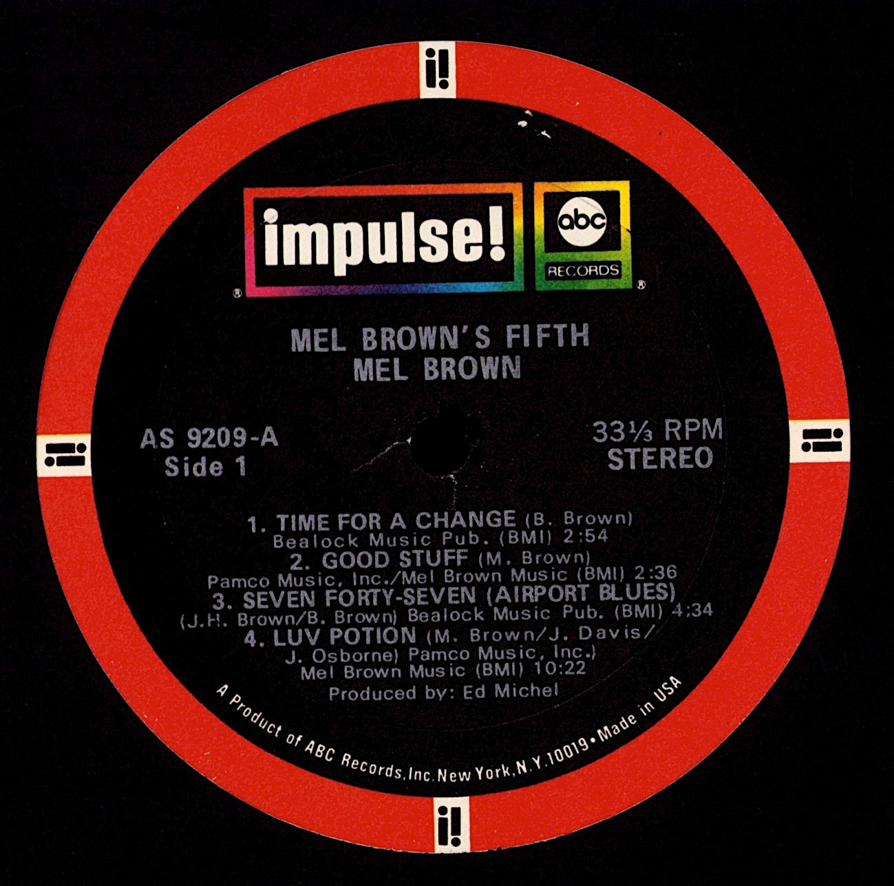 Mel Brown – Mel Brown's Fifth Vinyl LP