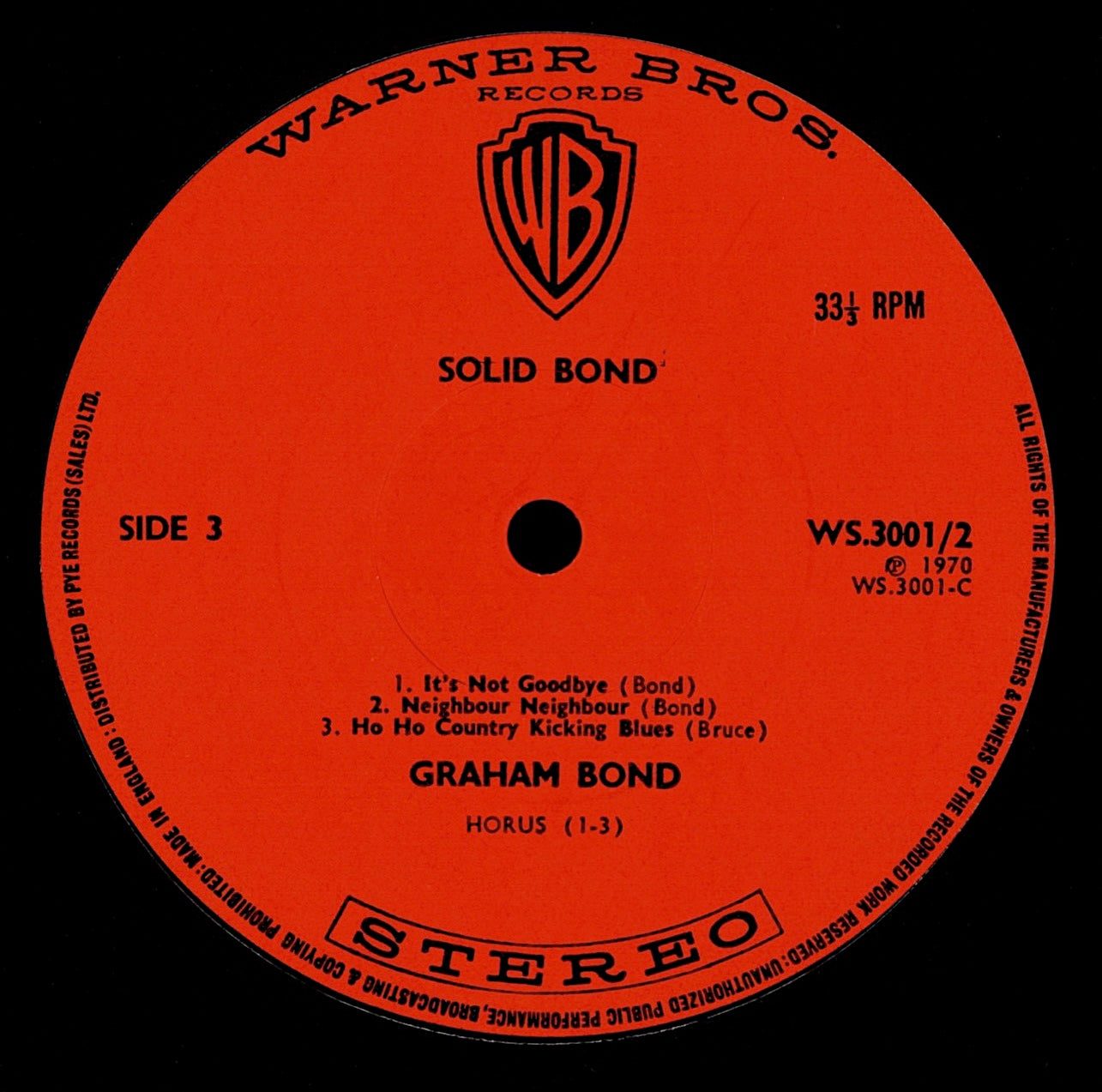 Graham Bond ‎- Holy Magick Vinyl LP Vertigo Kopie