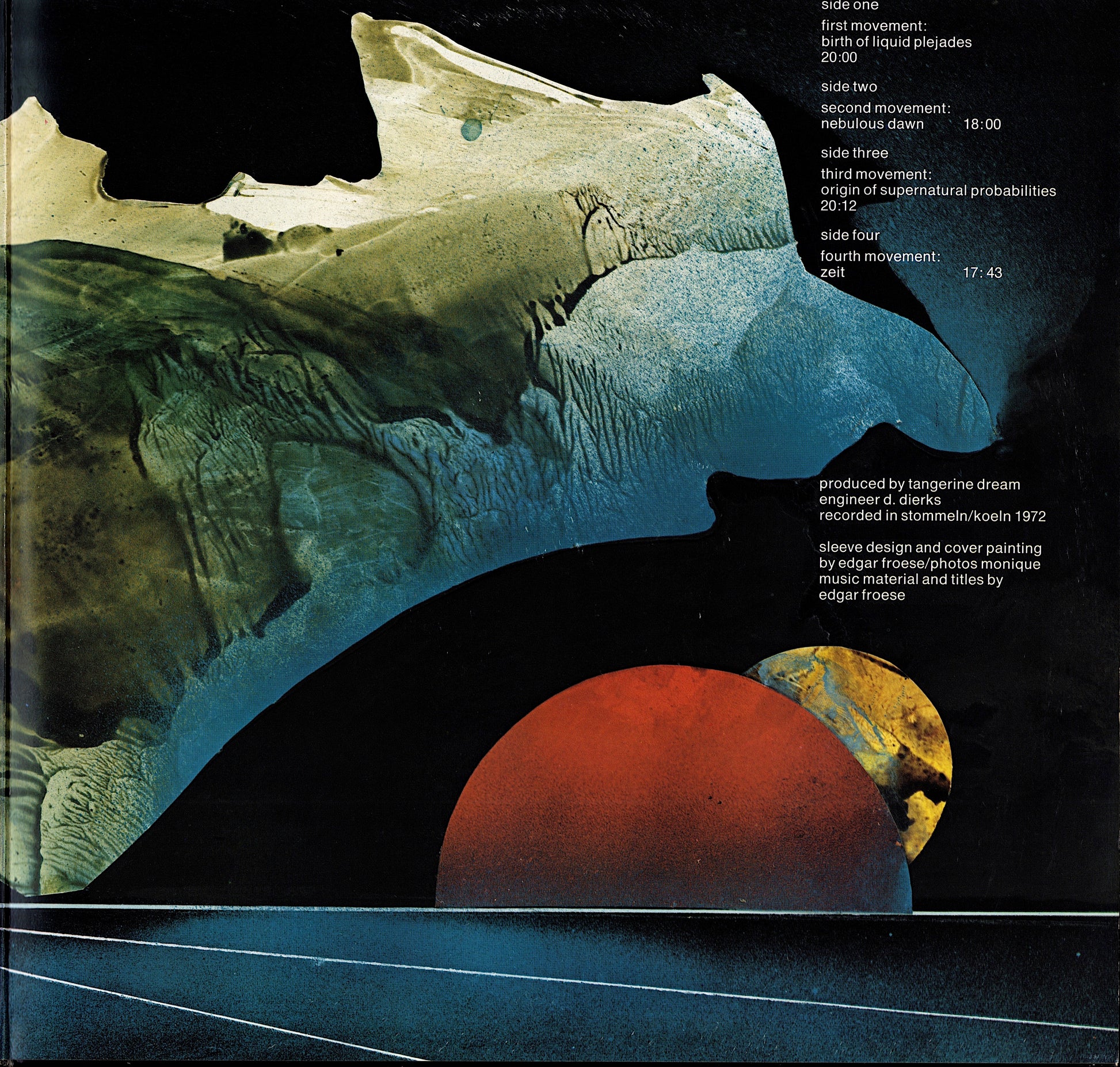 Tangerine Dream ‎– Zeit Vinyl 2LP