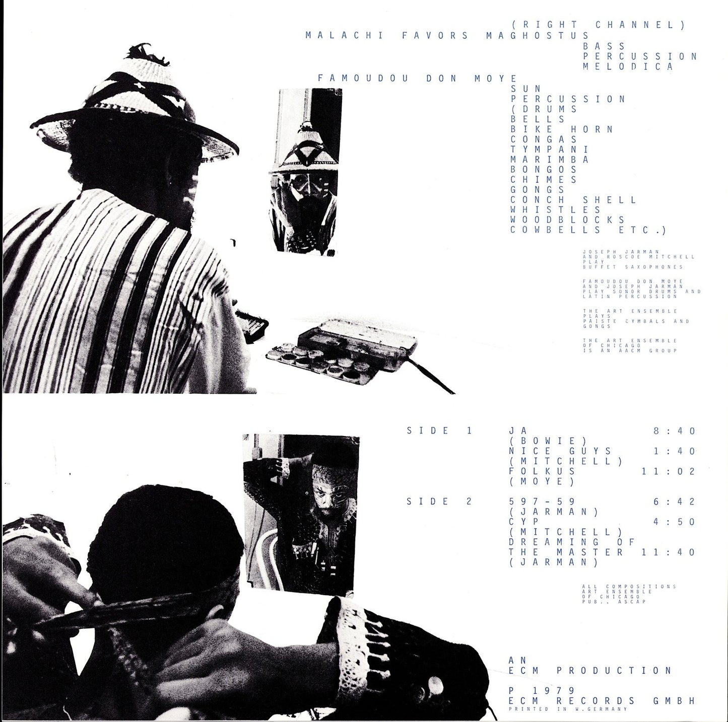 Nana Vasconcelos - Saudades Vinyl LP ECM Records Kopie