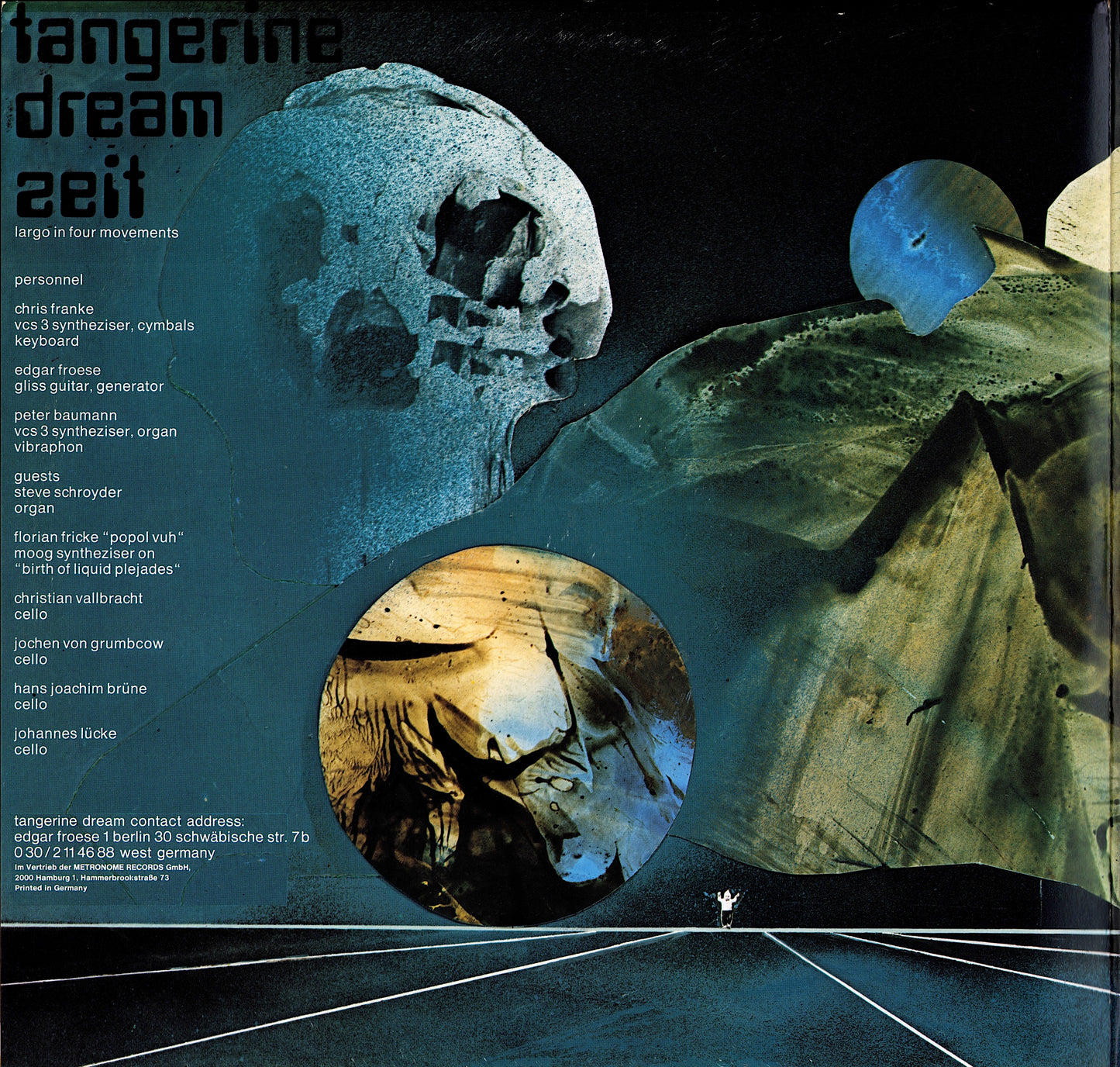 Tangerine Dream ‎– Zeit Vinyl 2LP