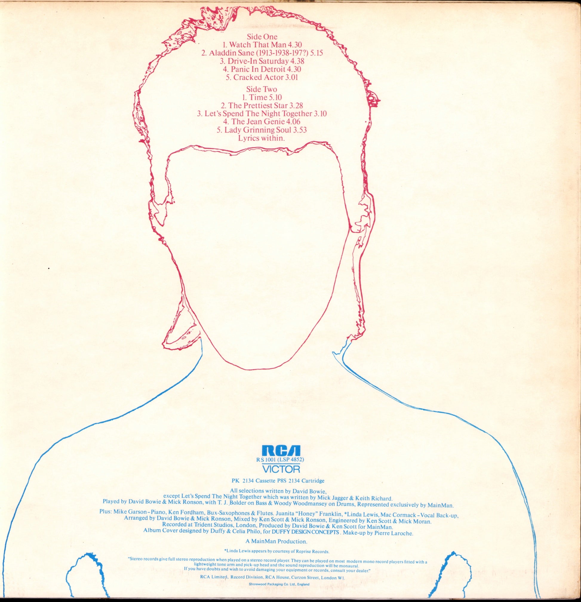 Bowie – Aladdin Sane Vinyl LP