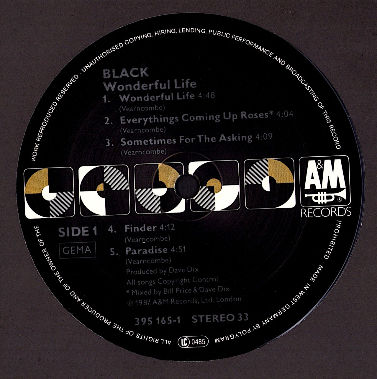 Black - Wonderful Life Vinyl LP