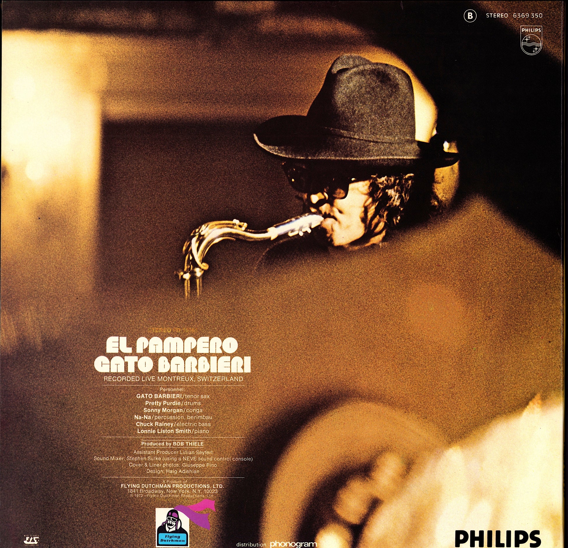 Gato Barbieri ‎- Under Fire Vinyl LP Kopie