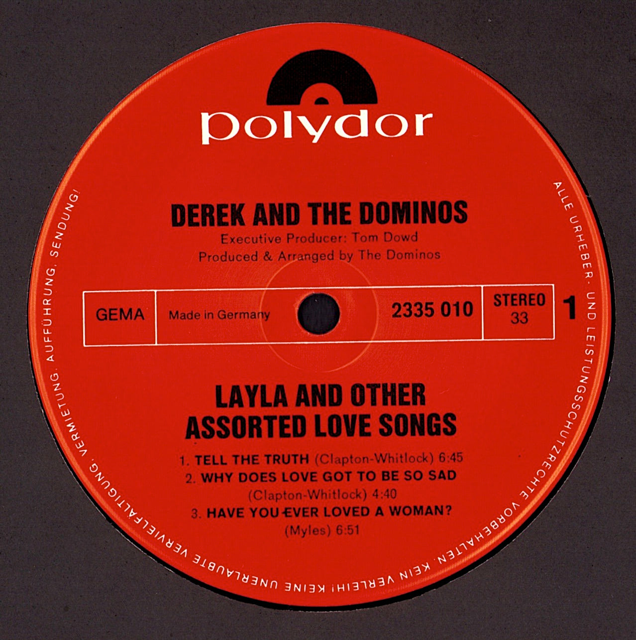 Derek & The Dominos – Layla Vinyl 2LP