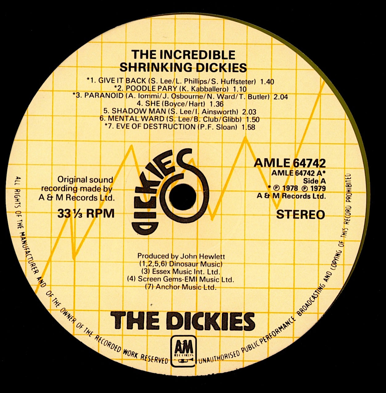 The Smiths ‎- The World Won't Listen Vinyl LP Kopie