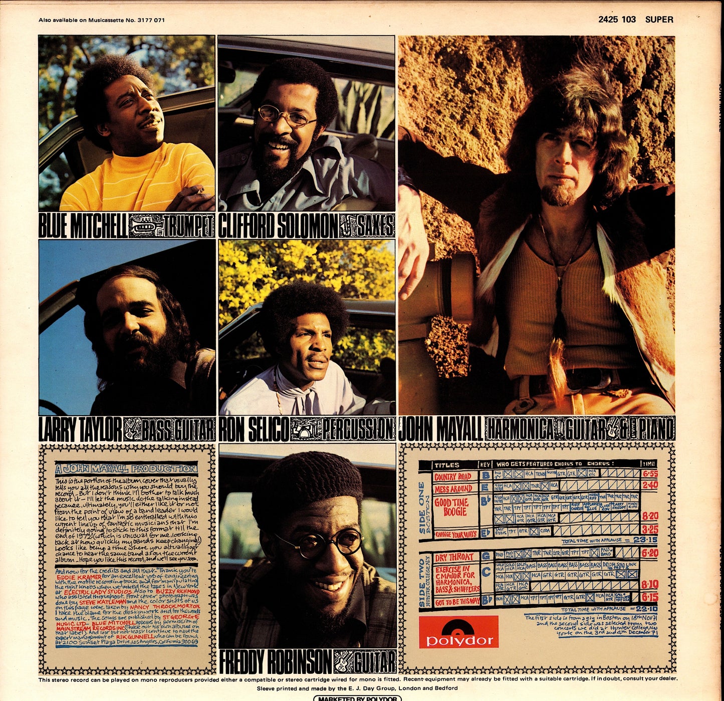 John Mayall - Blues From Laurel Canyon Vinyl LP Kopie Kopie Kopie