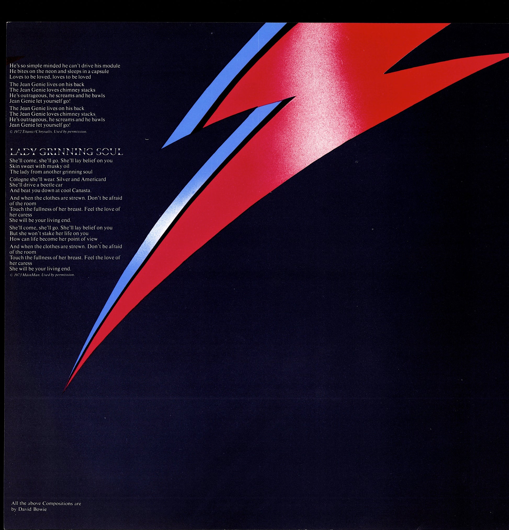Bowie – Aladdin Sane Vinyl LP