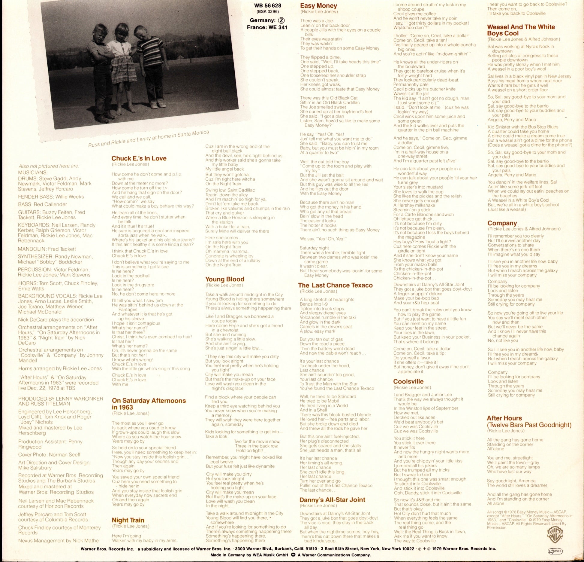 Rickie Lee Jones - Rickie Lee Jones Vinyl LP