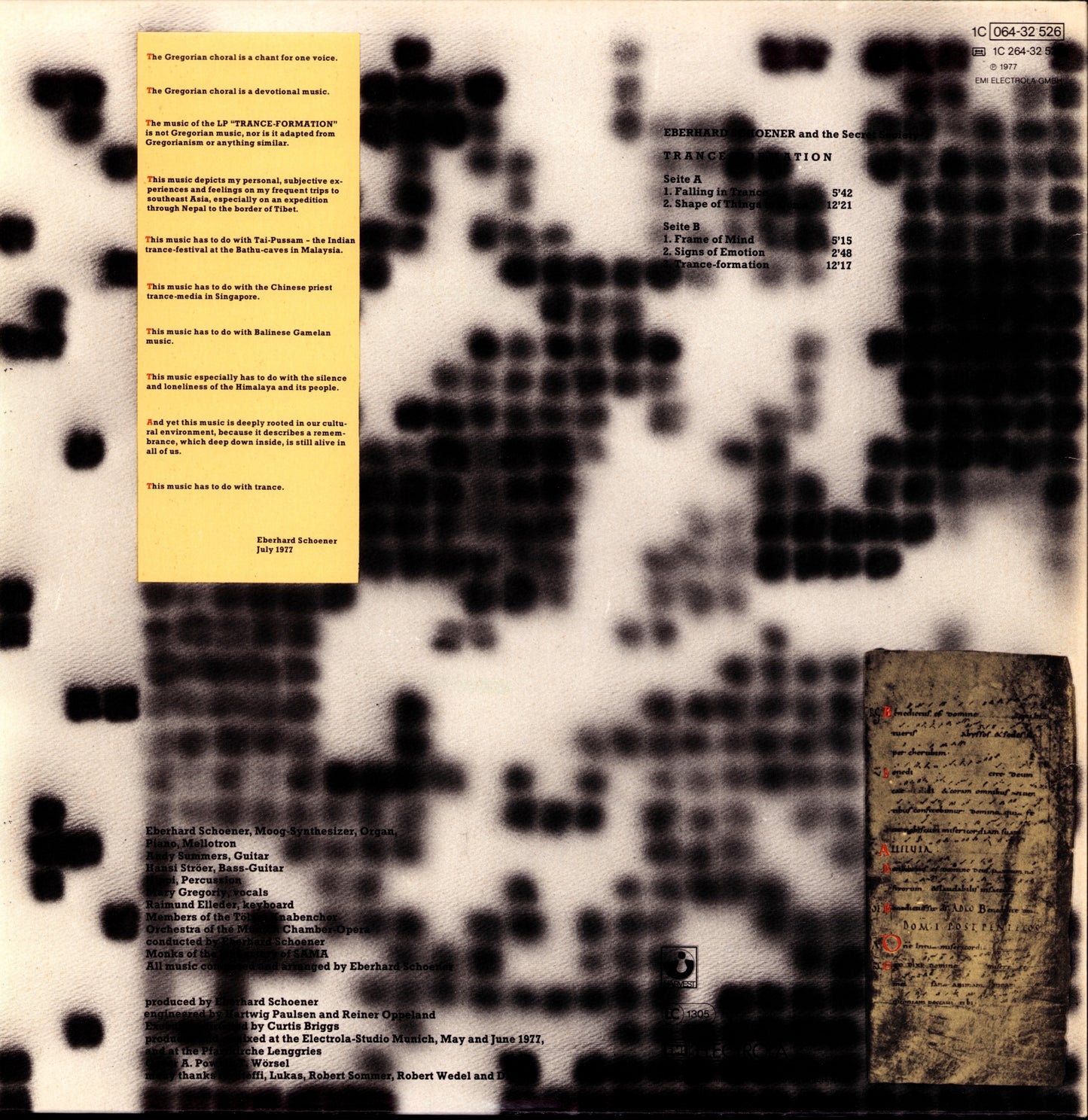 Eberhard Schoener ‎- Time Square Vinyl LP Kopie