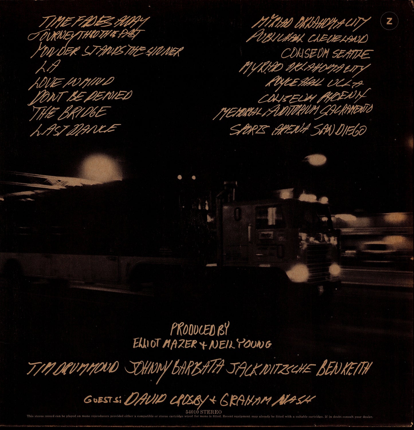 Neil Young - Time Fades Away Vinyl LP Kopie