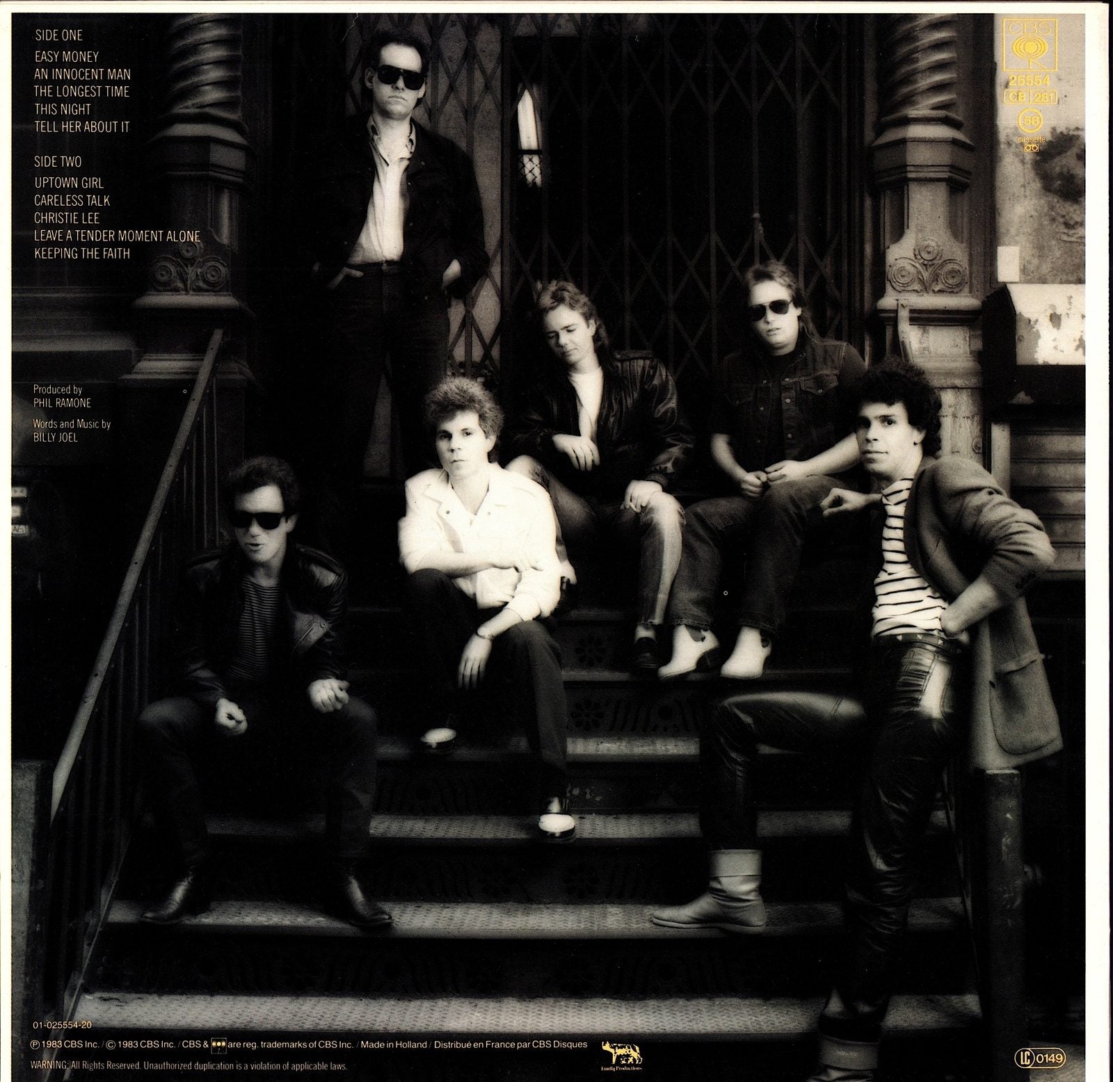 Billy Joel ‎- An Innocent Man Vinyl LP