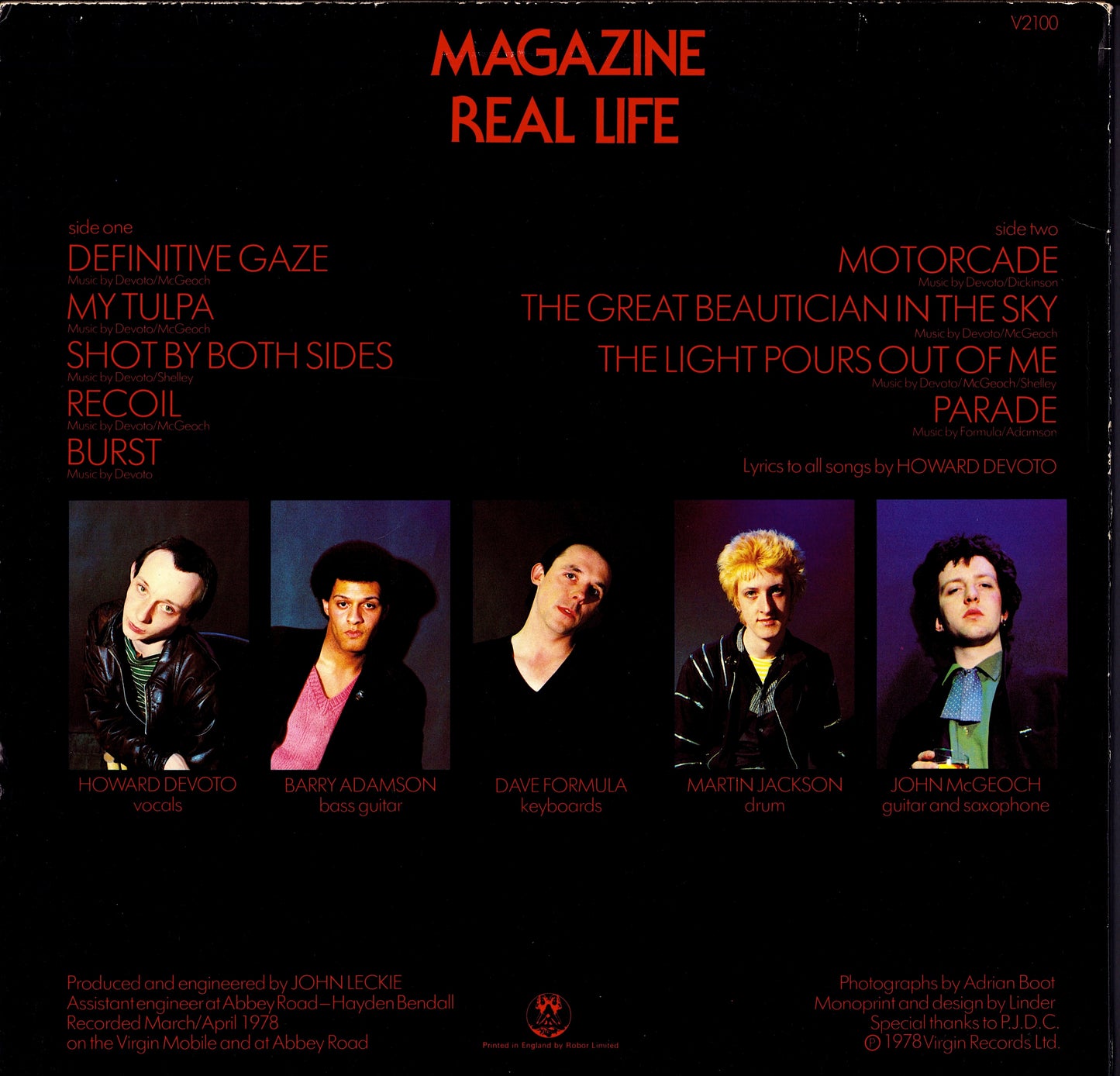 Magazine - Real Life Vinyl LP