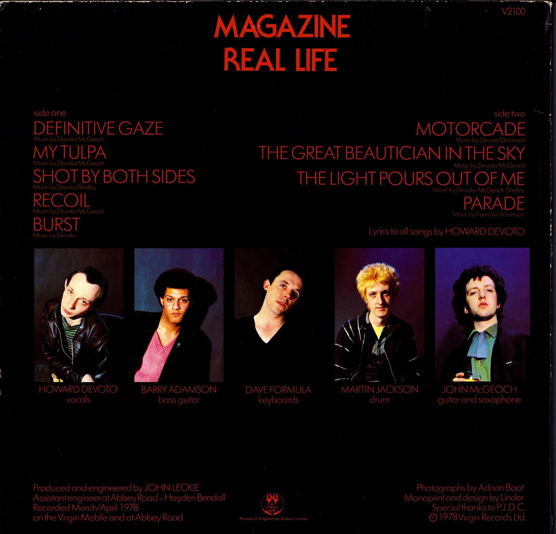 Magazine - Real Life Vinyl LP