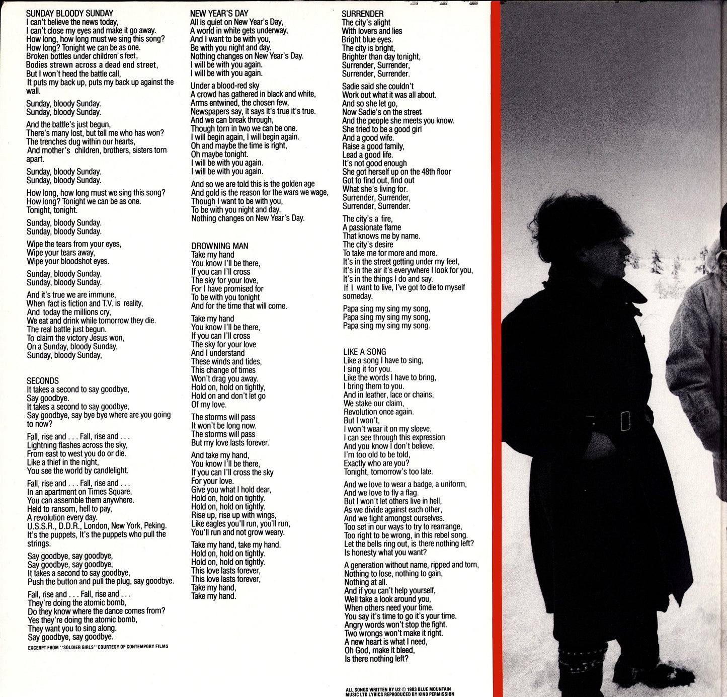 U2 – War Vinyl LP Kopie