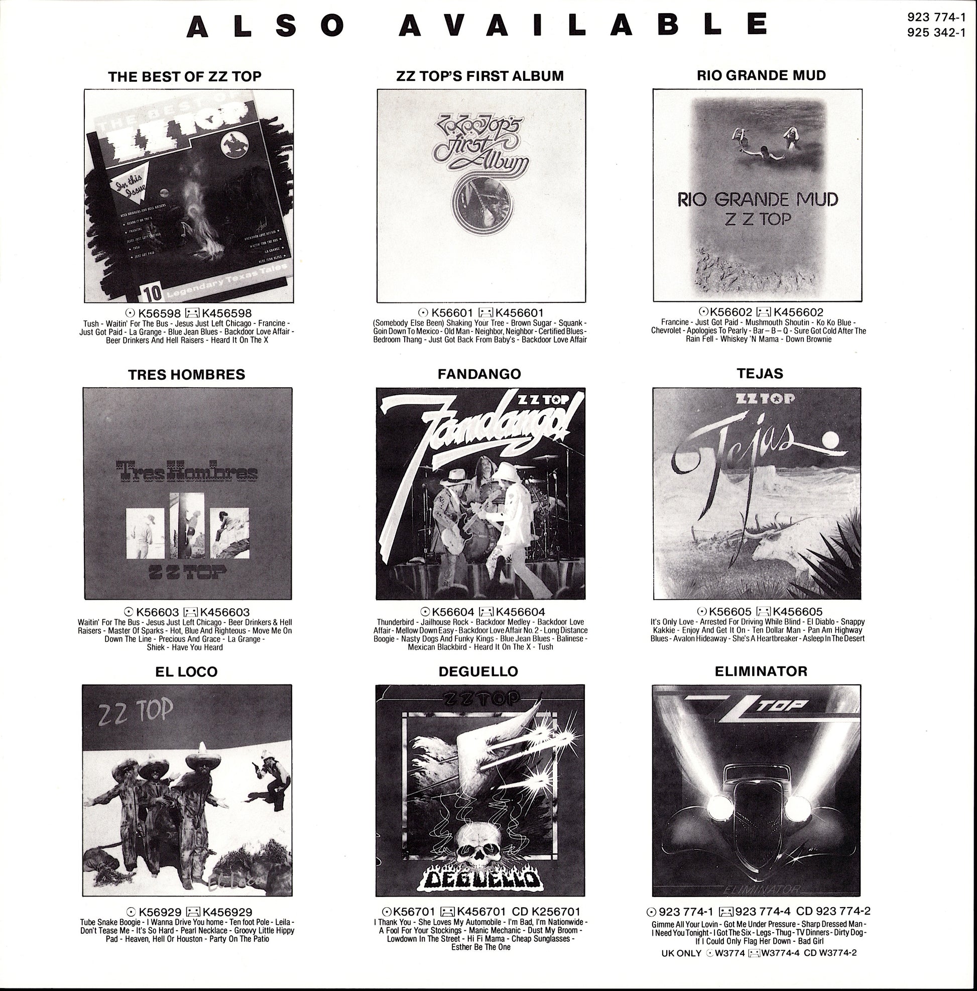 ZZ Top - Afterburner Vinyl LP Kopie