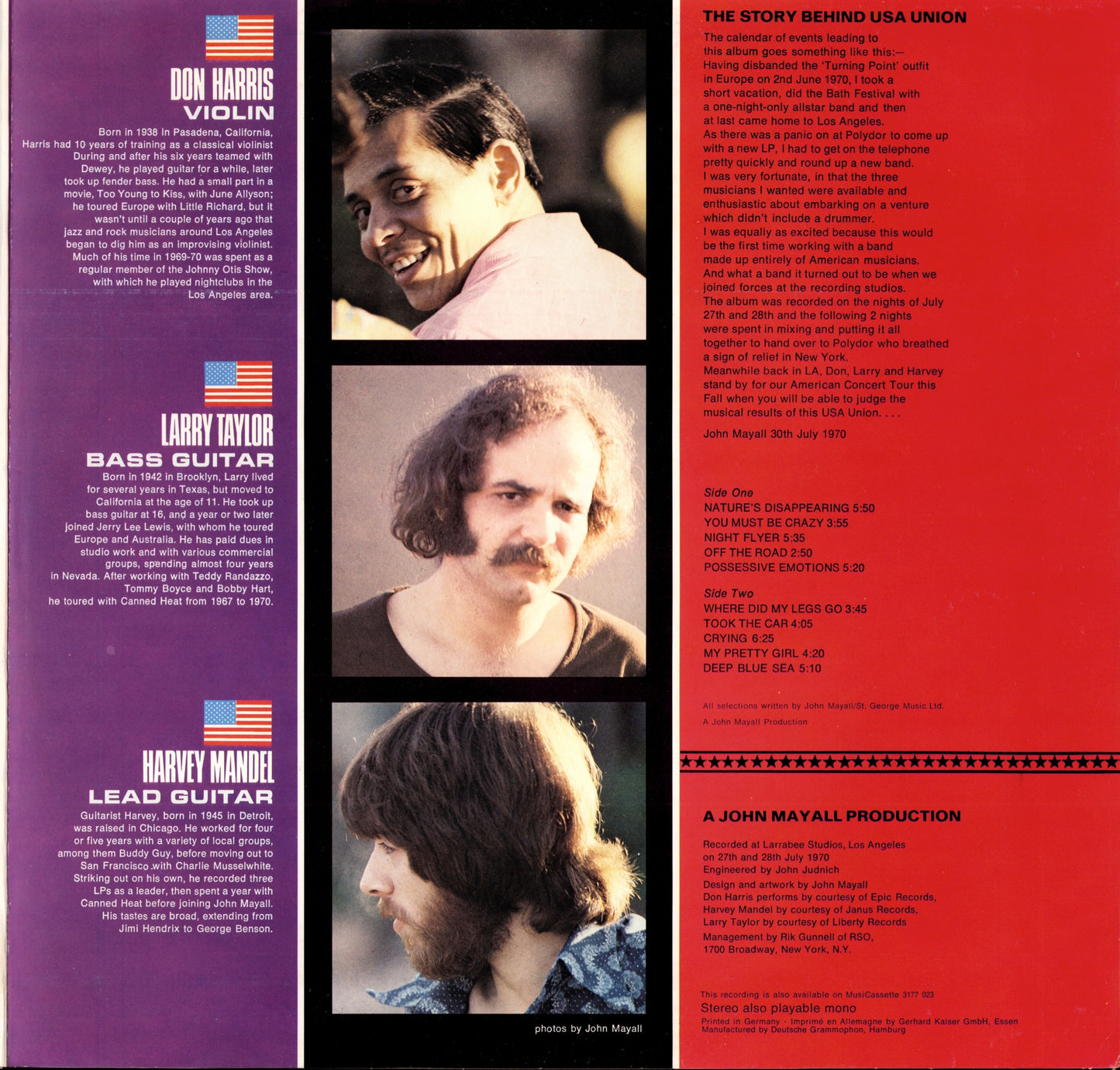 John Mayall – Jazz Blues Fusion Vinyl LP Kopie