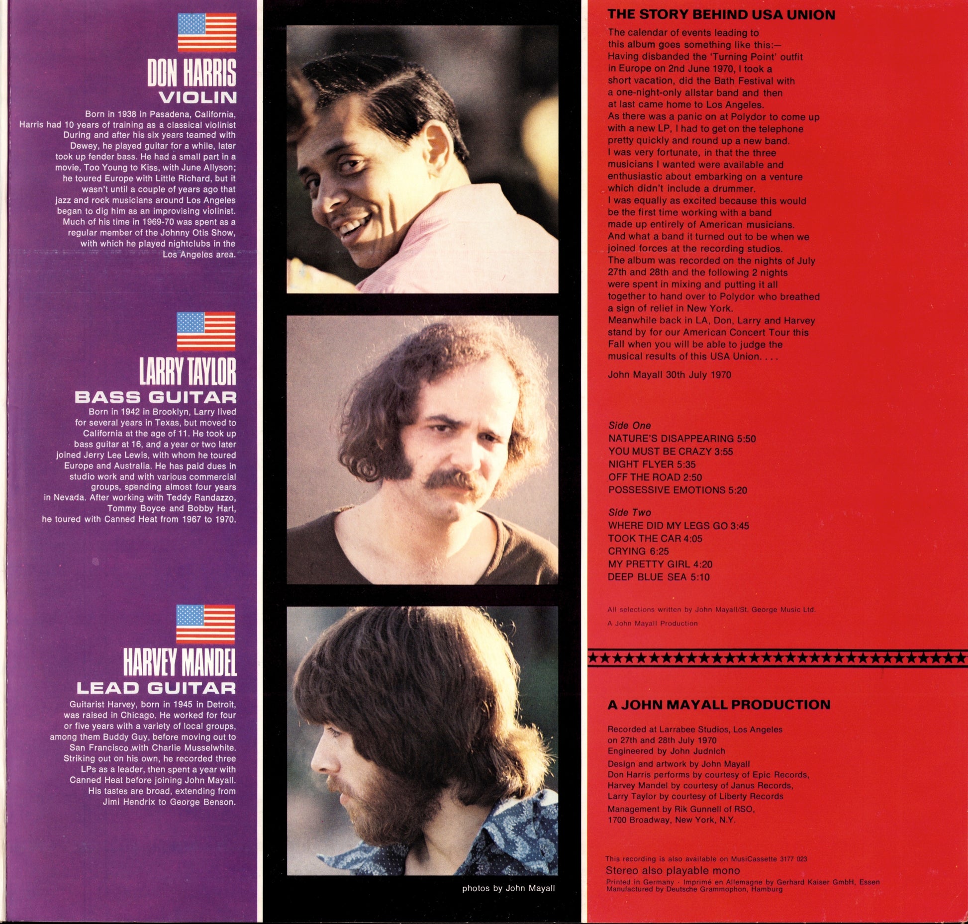 John Mayall – Jazz Blues Fusion Vinyl LP Kopie