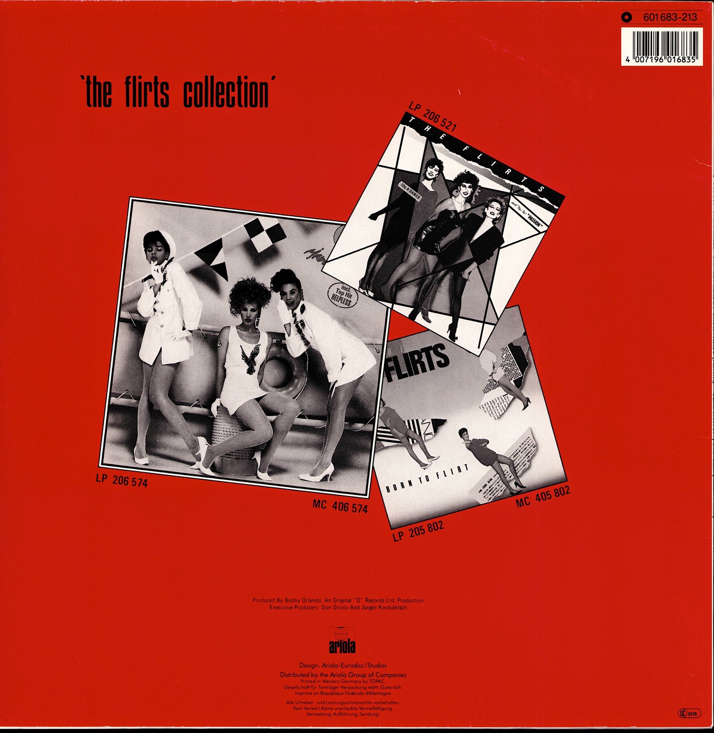 The Flirts - Dancin' Madly Backwards Remix Vinyl 12"