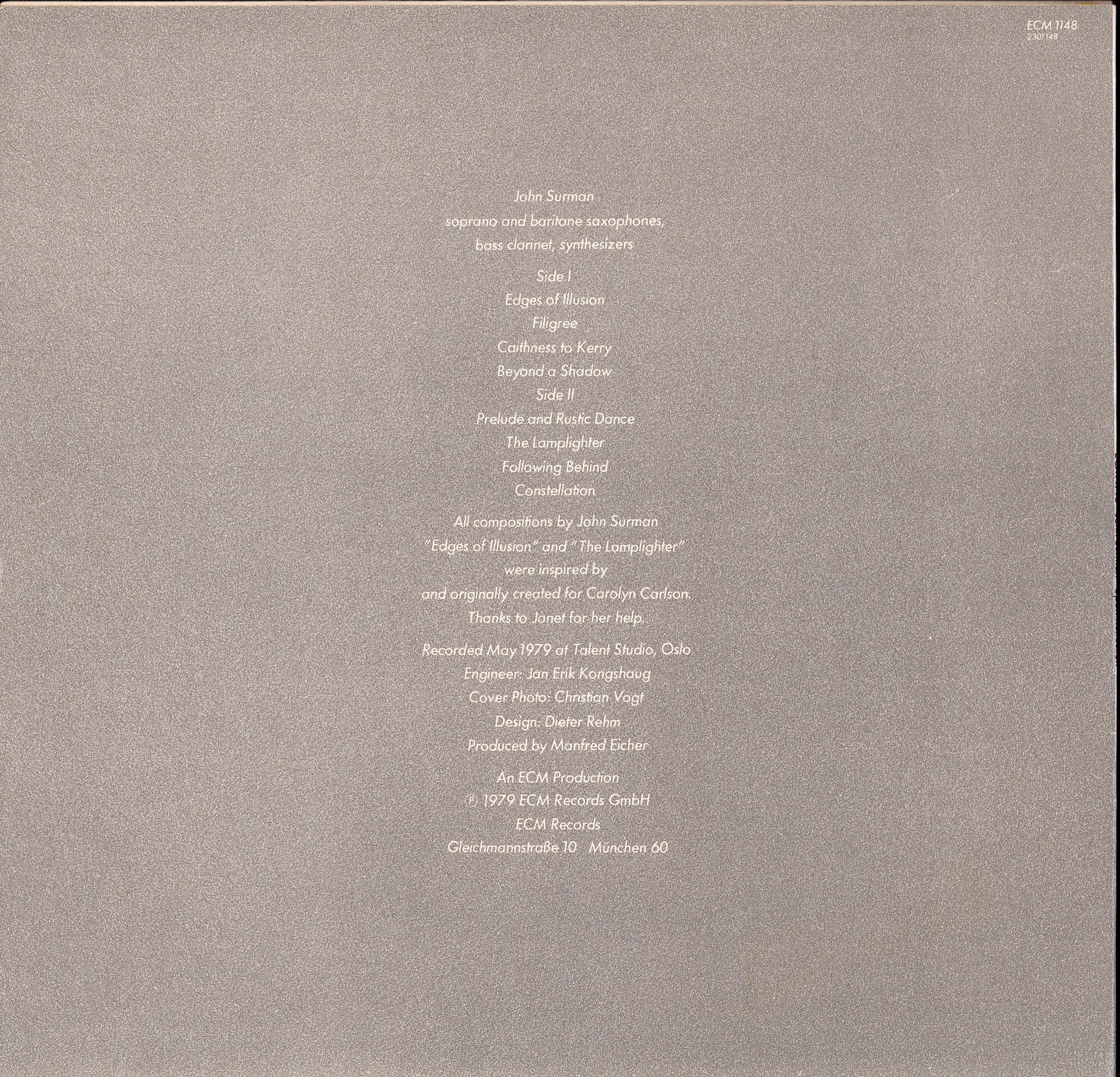 Nana Vasconcelos - Saudades Vinyl LP ECM Records Kopie Kopie