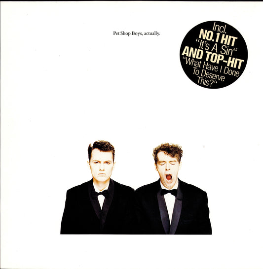 Pet Shop Boys ‎- Actually Vinyl LP