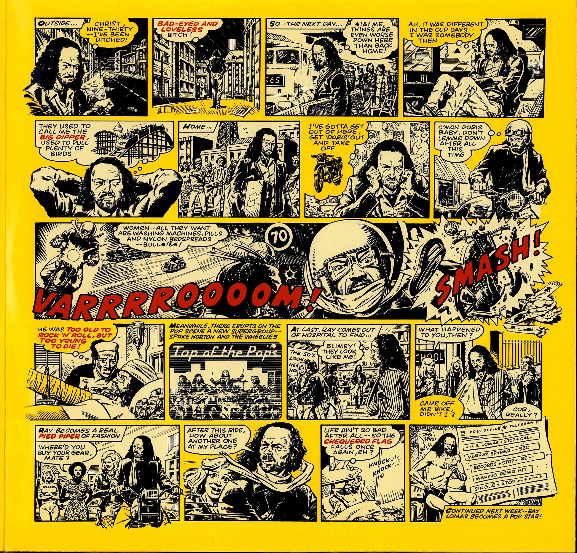 Jethro Tull ‎- Too Old To Rock 'N' Roll: Too Young To Die! Vinyl LP Kopie