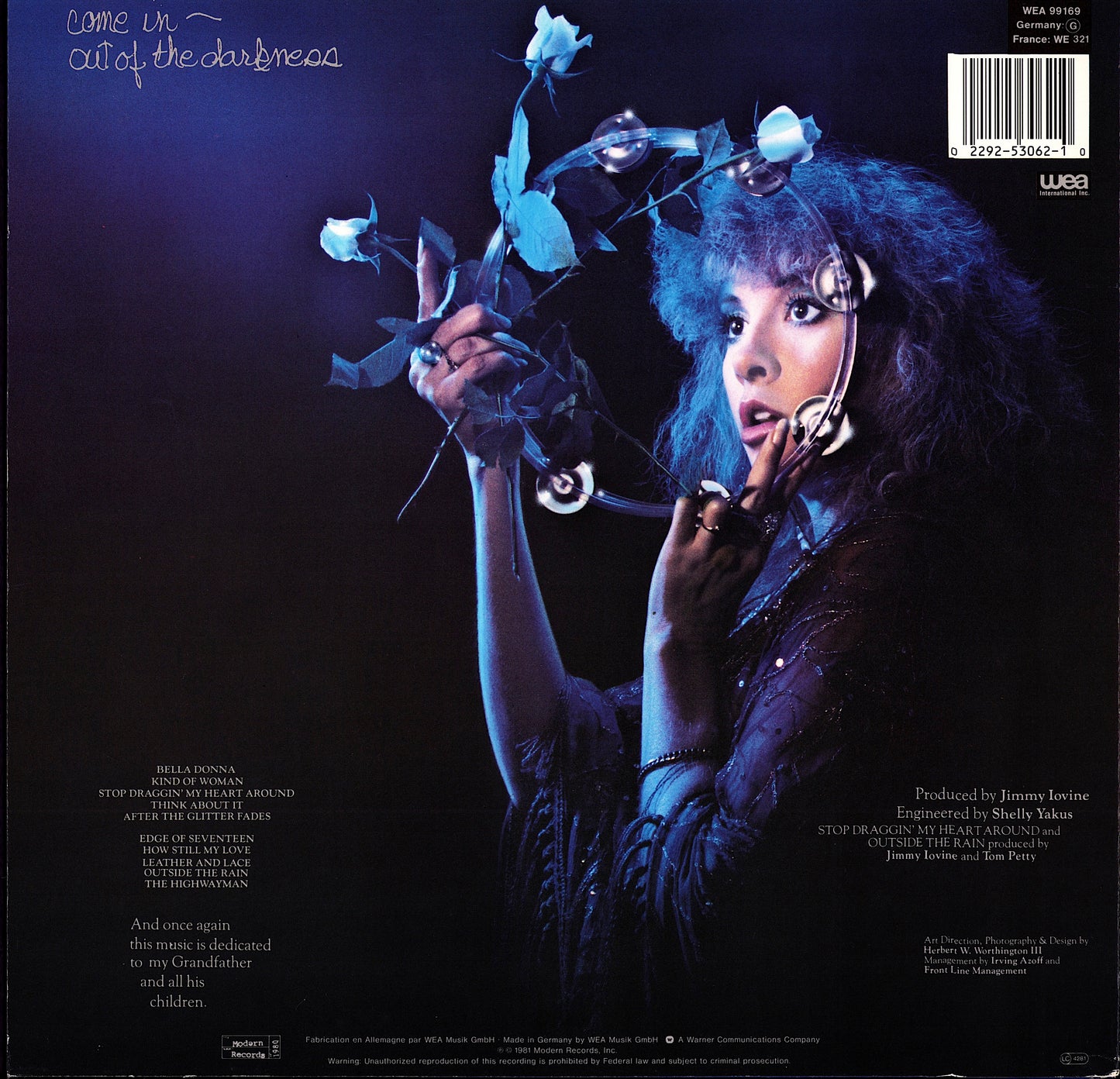 Stevie Nicks - Rock A Little Vinyl LP Kopie Kopie