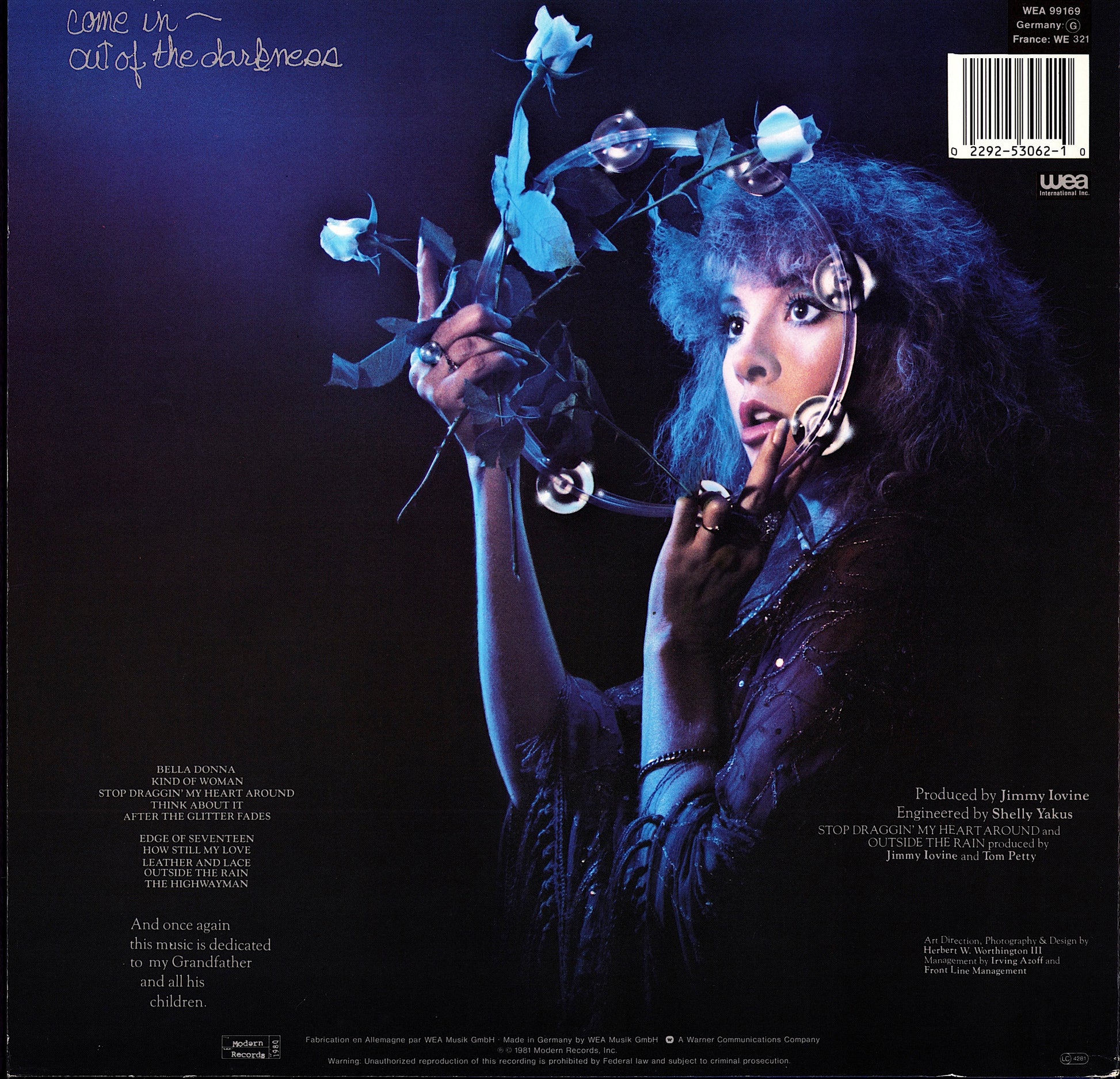 Stevie Nicks - Rock A Little Vinyl LP Kopie Kopie