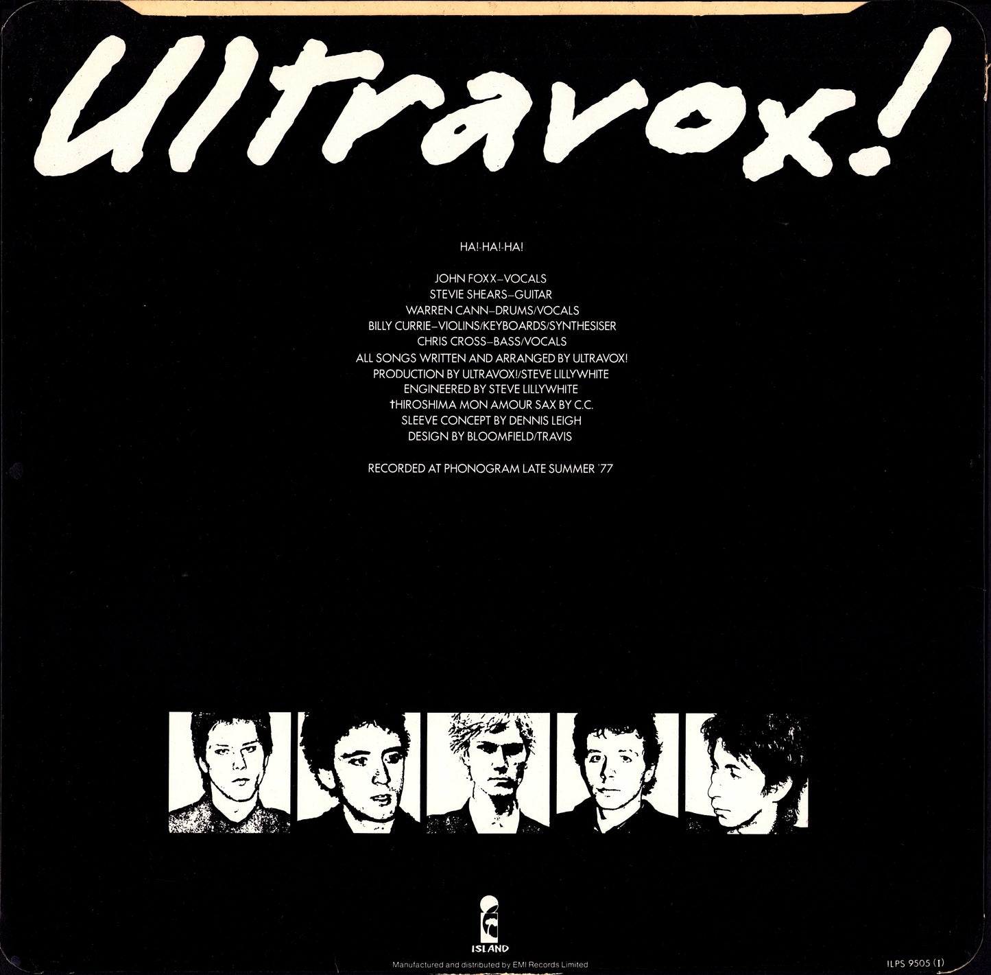 Ultravox – Quartet Vinyl LP Kopie
