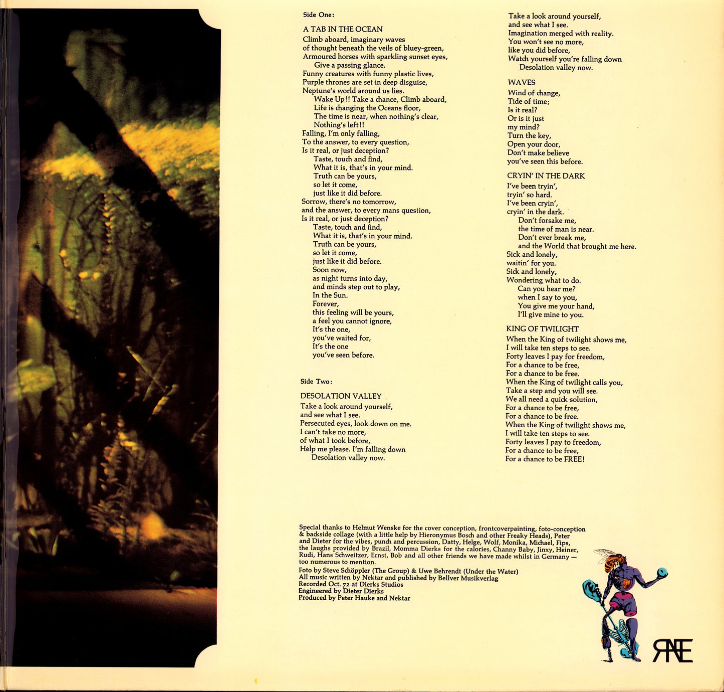 Nektar ‎- A Tab In The Ocean Vinyl LP Kopie Kopie