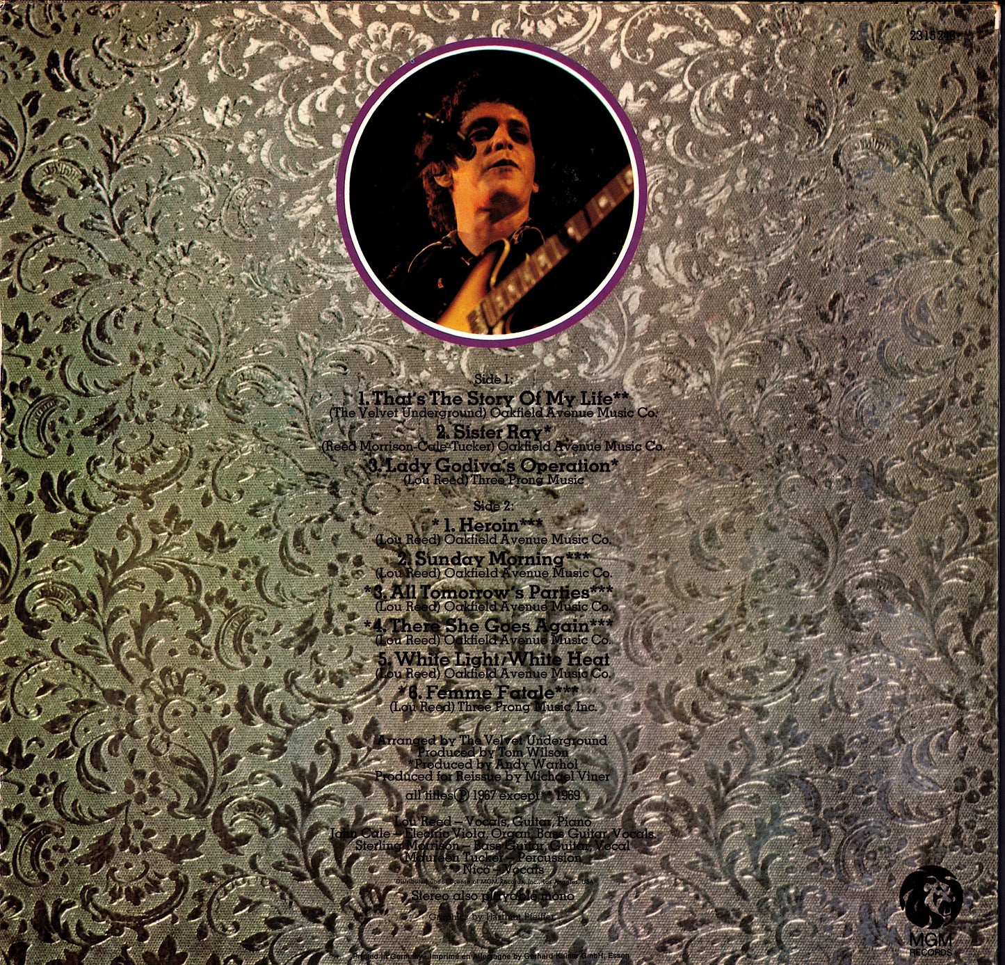 Lou Reed & The Velvet Underground – Lou Reed & The Velvet Underground Vinyl LP