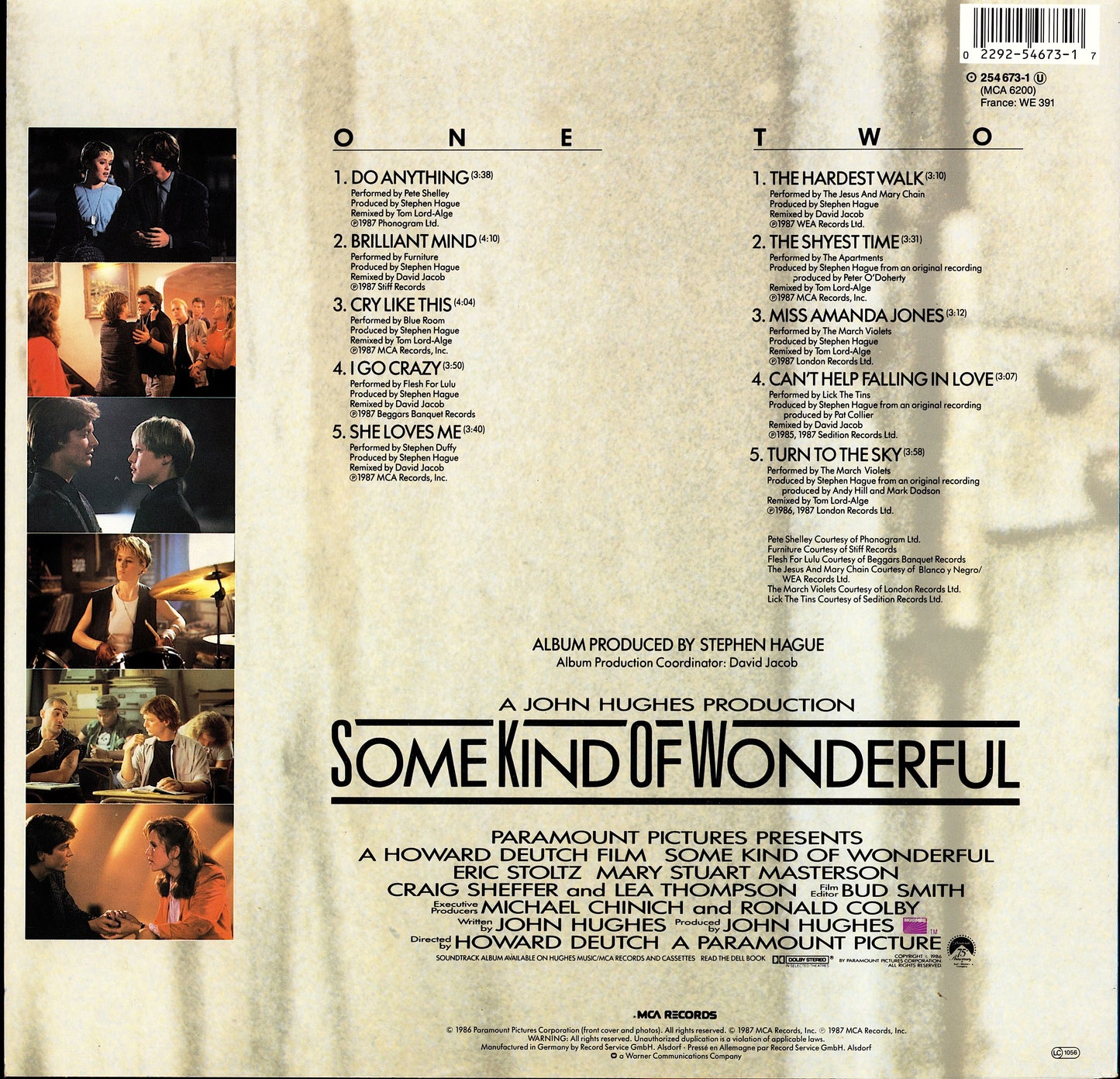 When The Wind Blows Original Motion Picture Soundtrack Vinyl LP Kopie Kopie