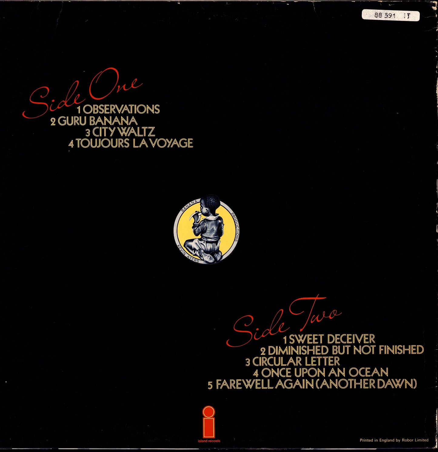 Kevin Ayers – Sweet Deceiver Vinyl LP