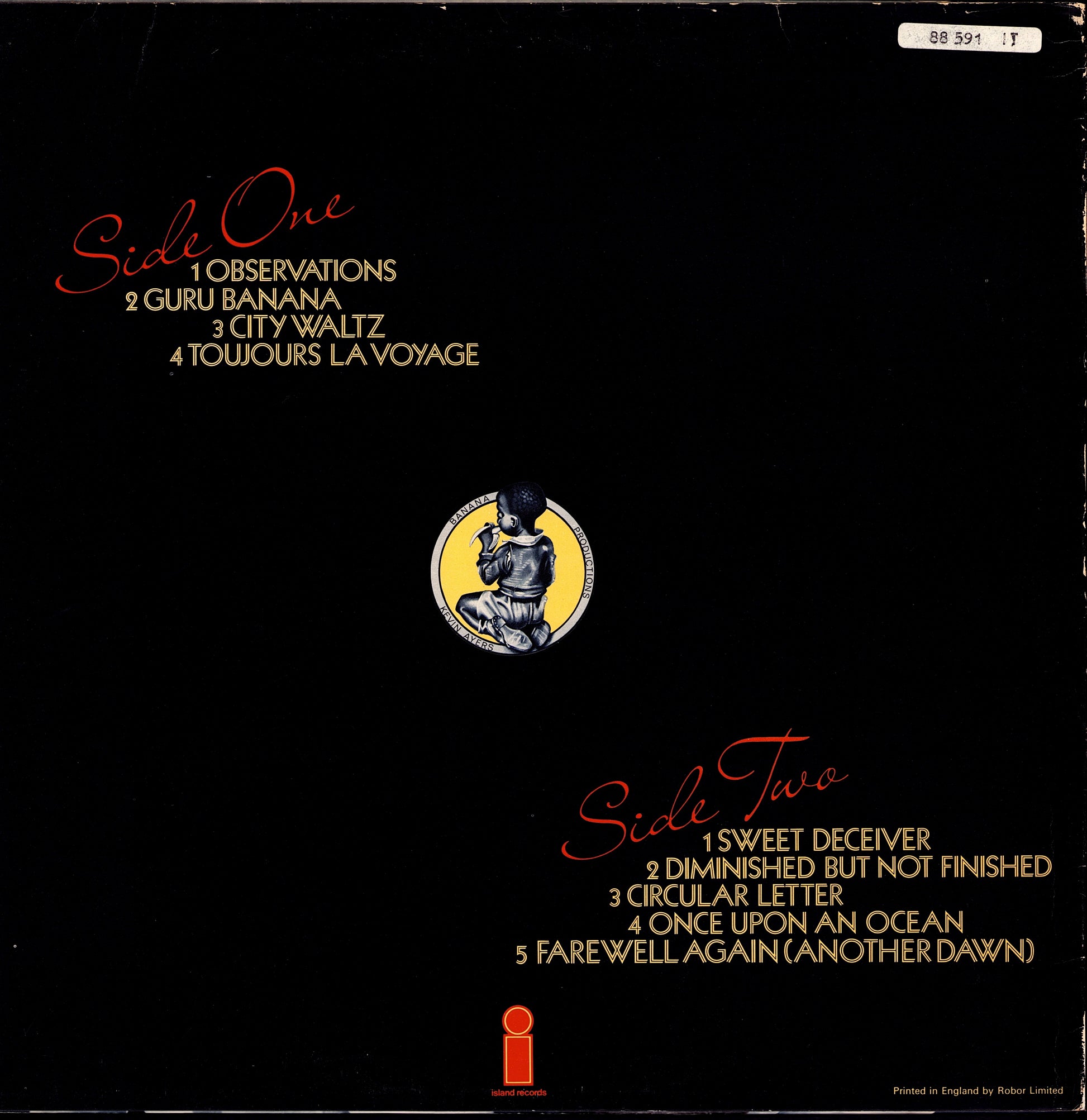 Kevin Ayers – Sweet Deceiver Vinyl LP