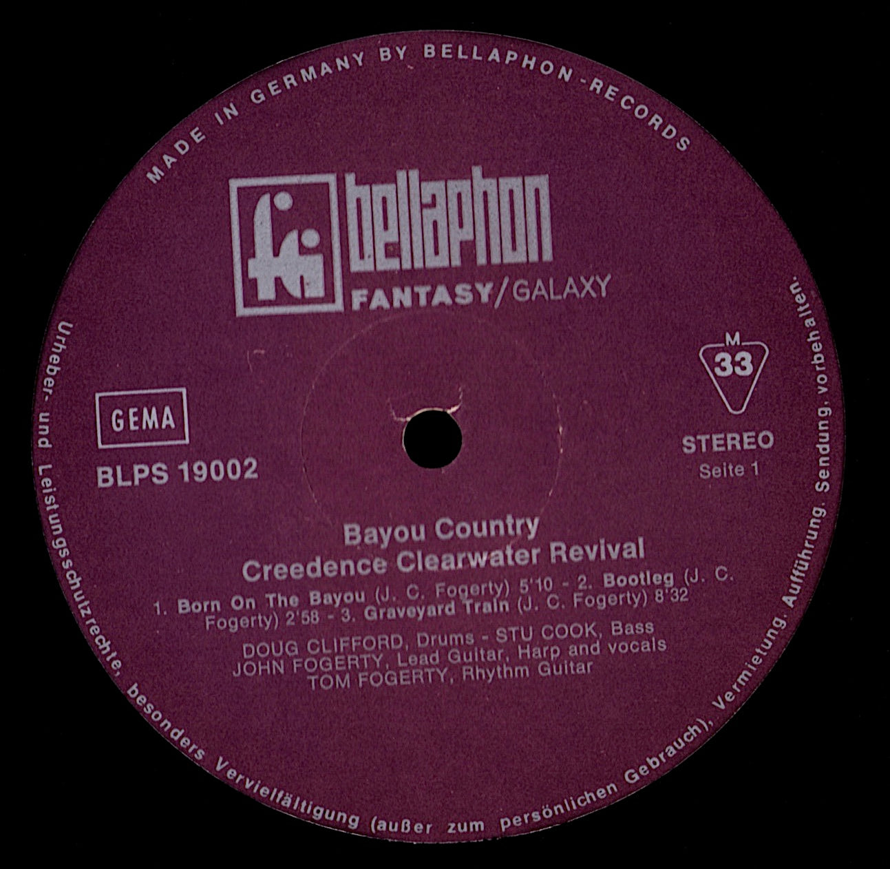 Creedence Clearwater Revival - Creedence Clearwater Revival Vinyl LP Kopie