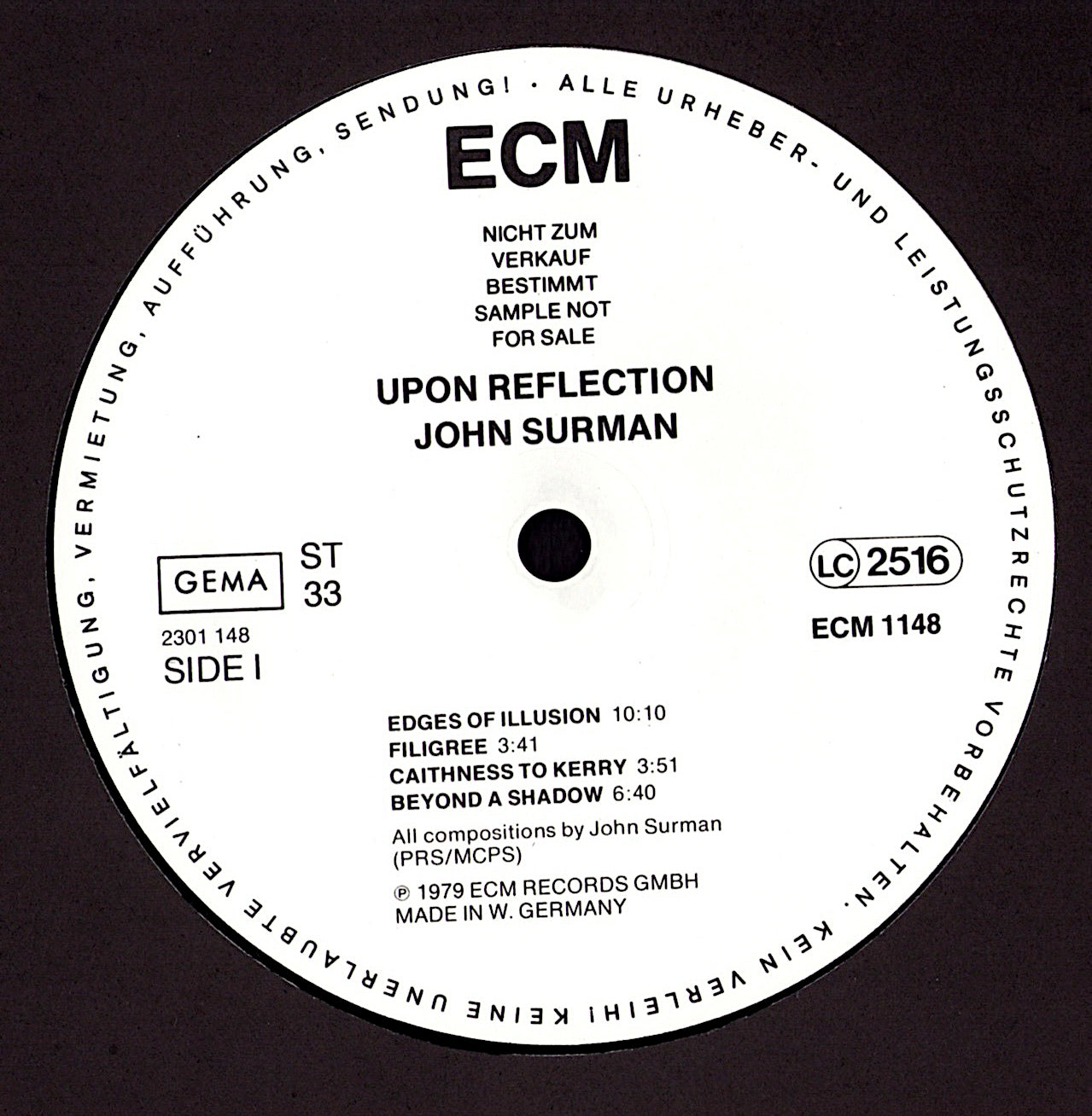 Nana Vasconcelos - Saudades Vinyl LP ECM Records Kopie Kopie