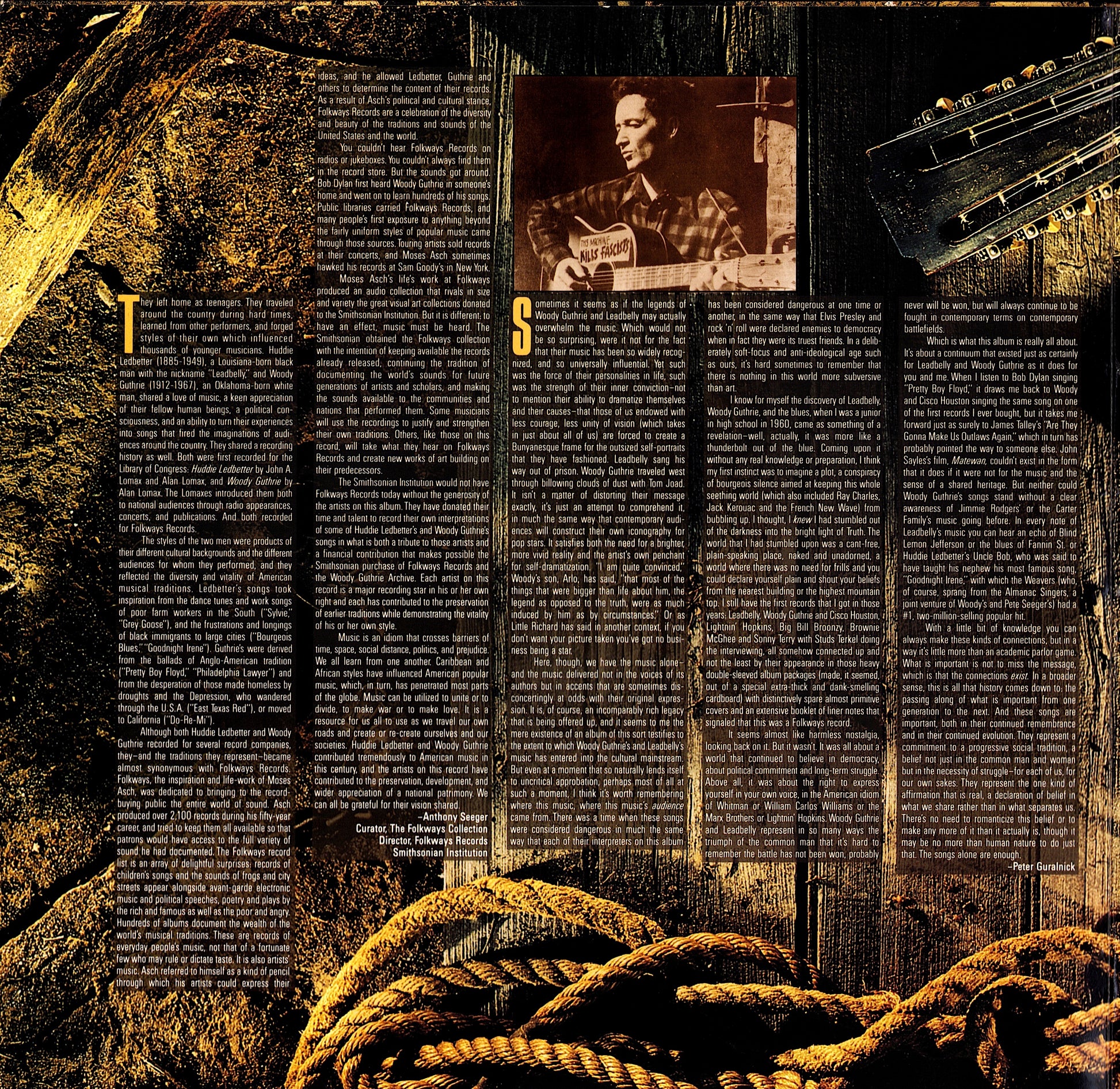 Folkways: A Vision Shared A Tribute To Woody Guthrie And Leadbelly Vinyl LP