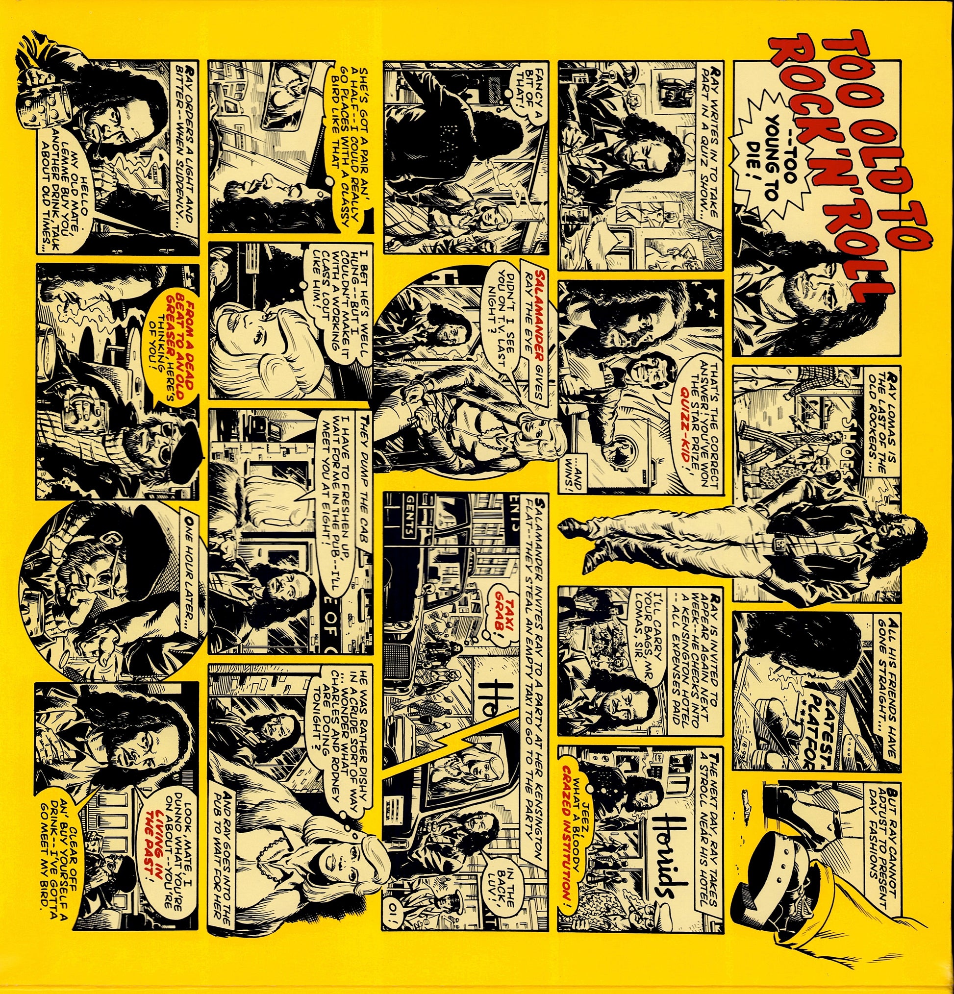 Jethro Tull ‎- Too Old To Rock 'N' Roll: Too Young To Die! Vinyl LP Kopie