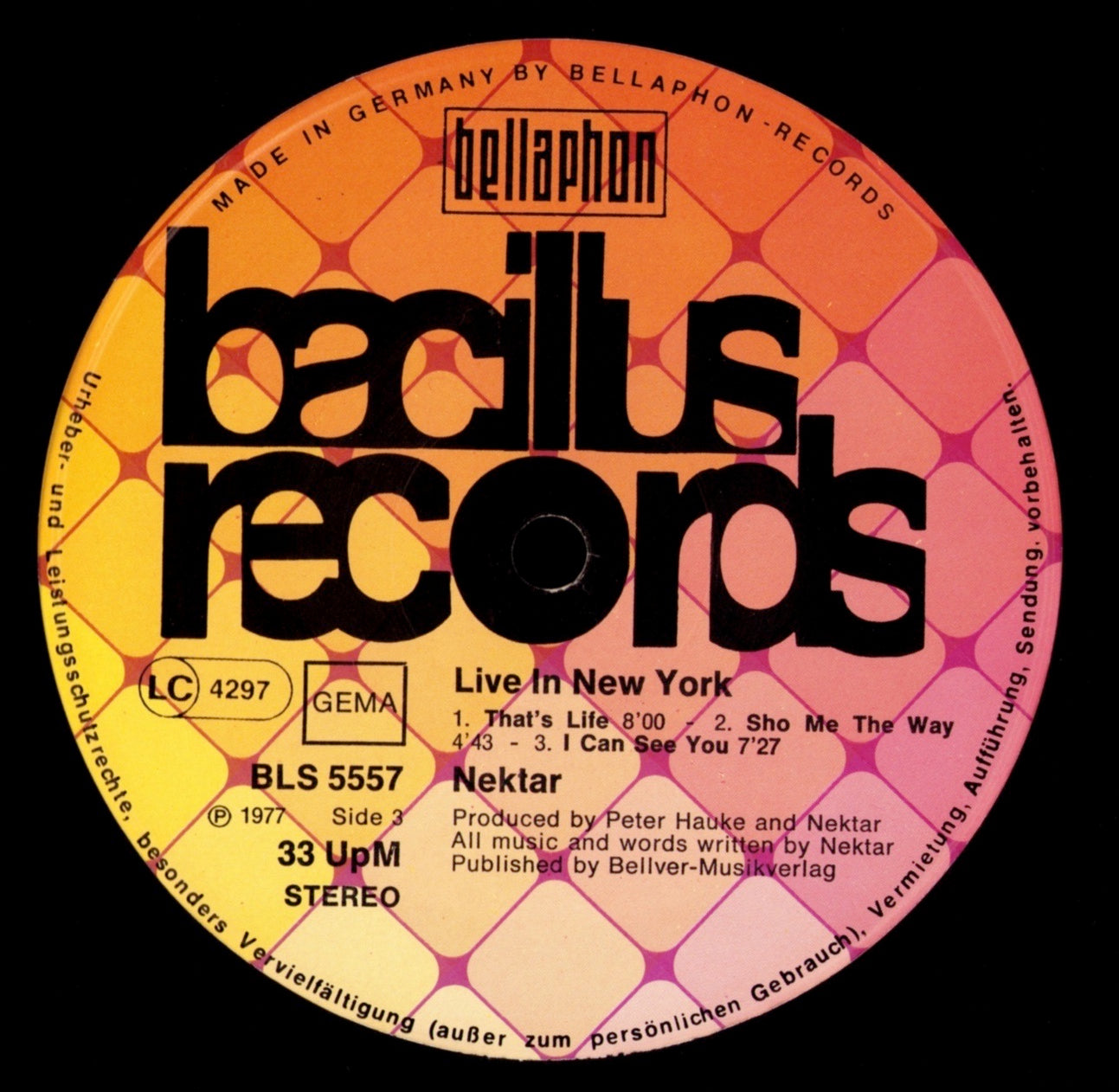 Nektar ‎- A Tab In The Ocean Vinyl LP Kopie