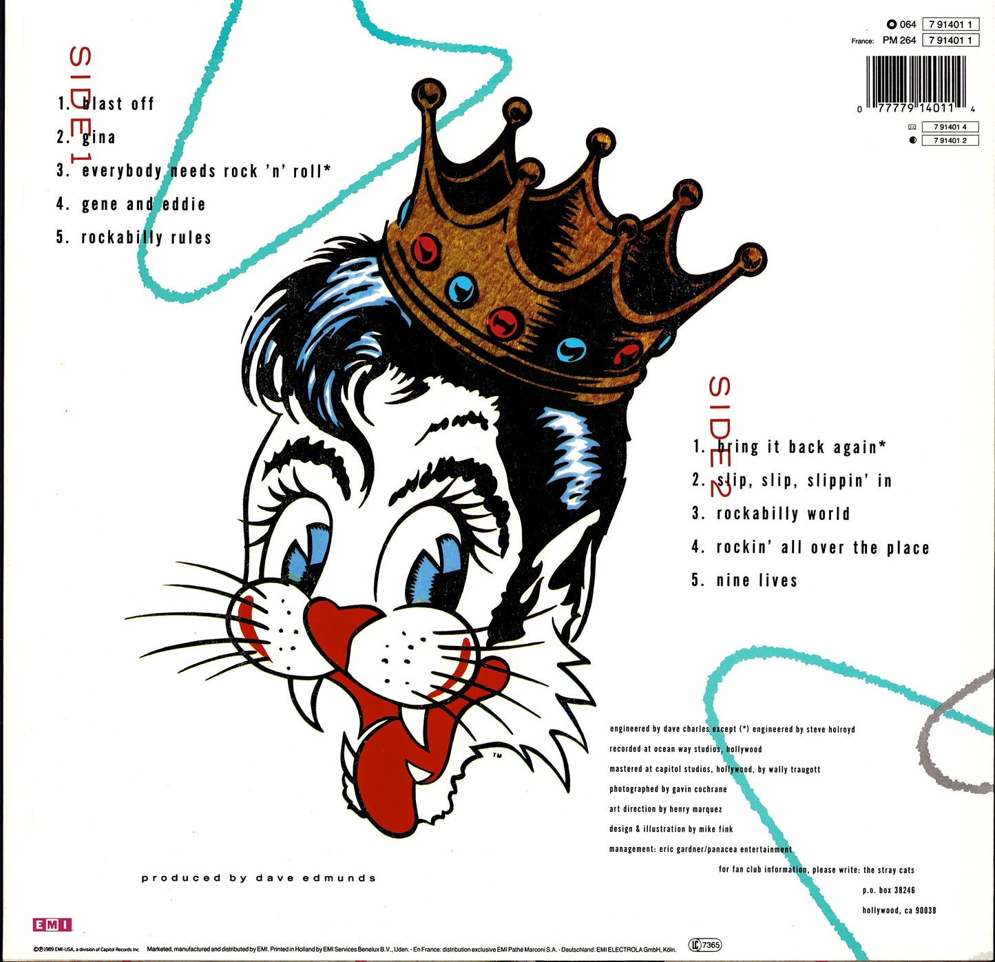 Stray Cats - Stray Cats Vinyl LP Kopie