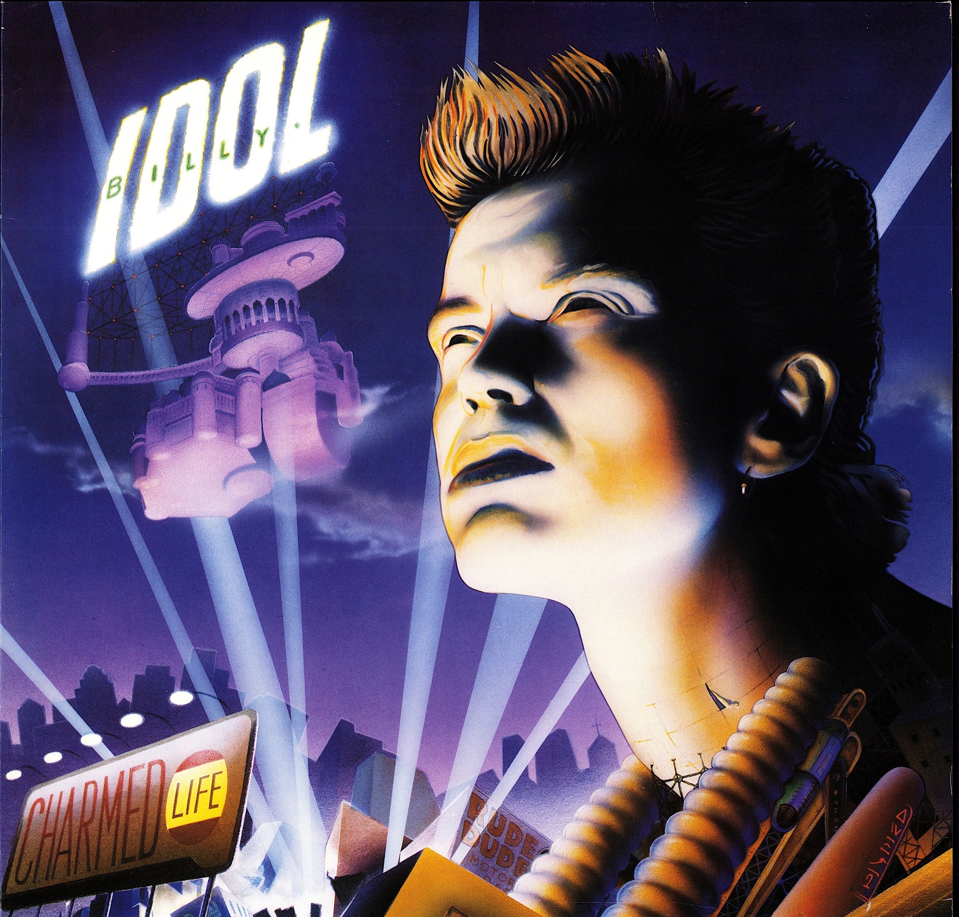 Billy Idol ‎- Whiplash Smile Vinyl LP Kopie
