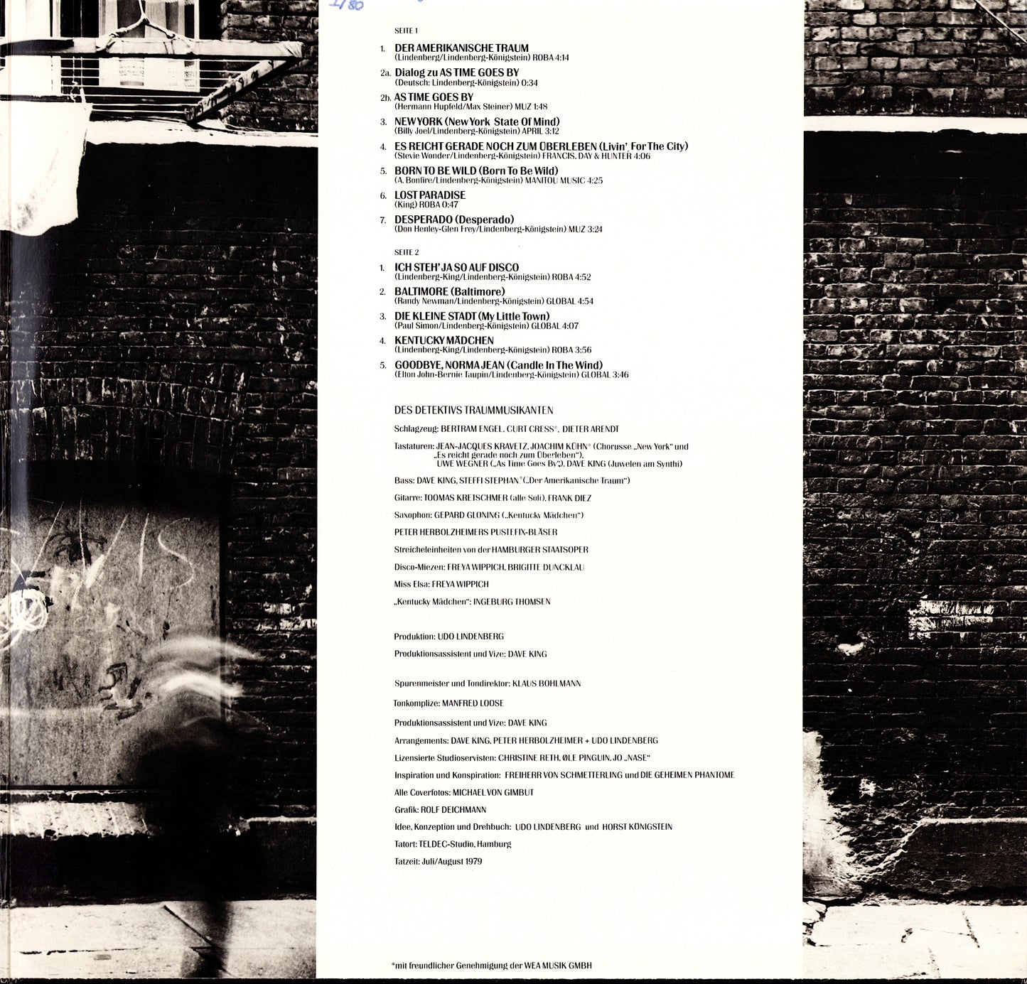 Udo Lindenberg Und Das Panikorchester – Der Detektiv - Rock Revue 2 Vinyl LP