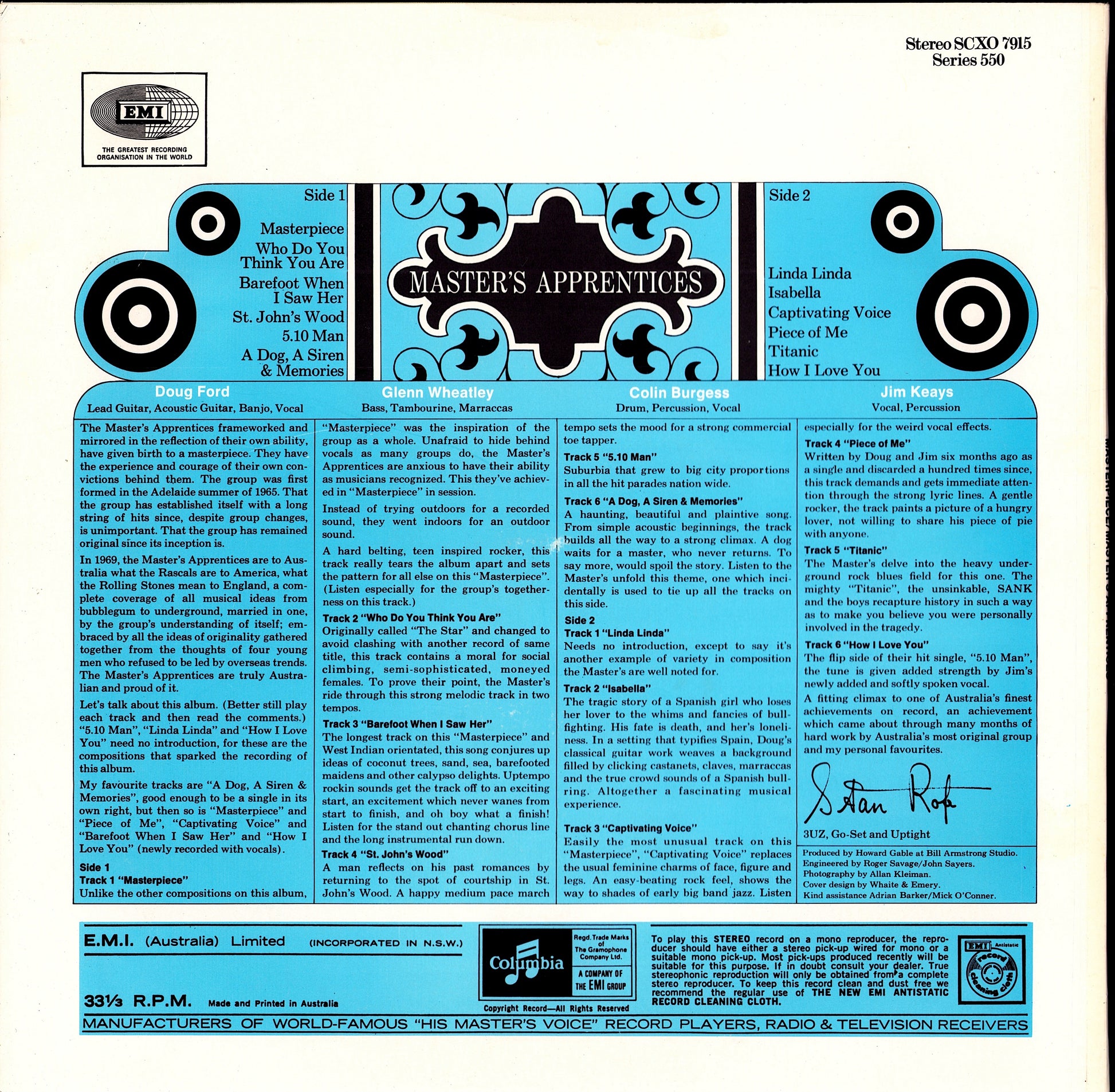 Timothy Leary & Ash Ra Tempel – Seven Up Vinyl LP Kopie