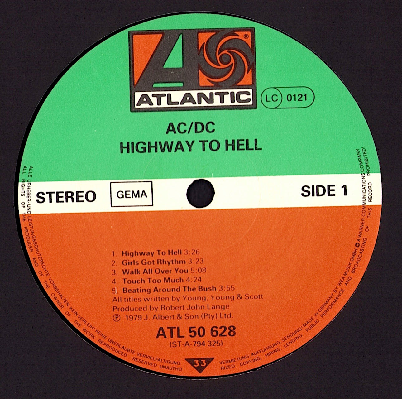 AC/DC ‎- Highway To Hell Vinyl LP