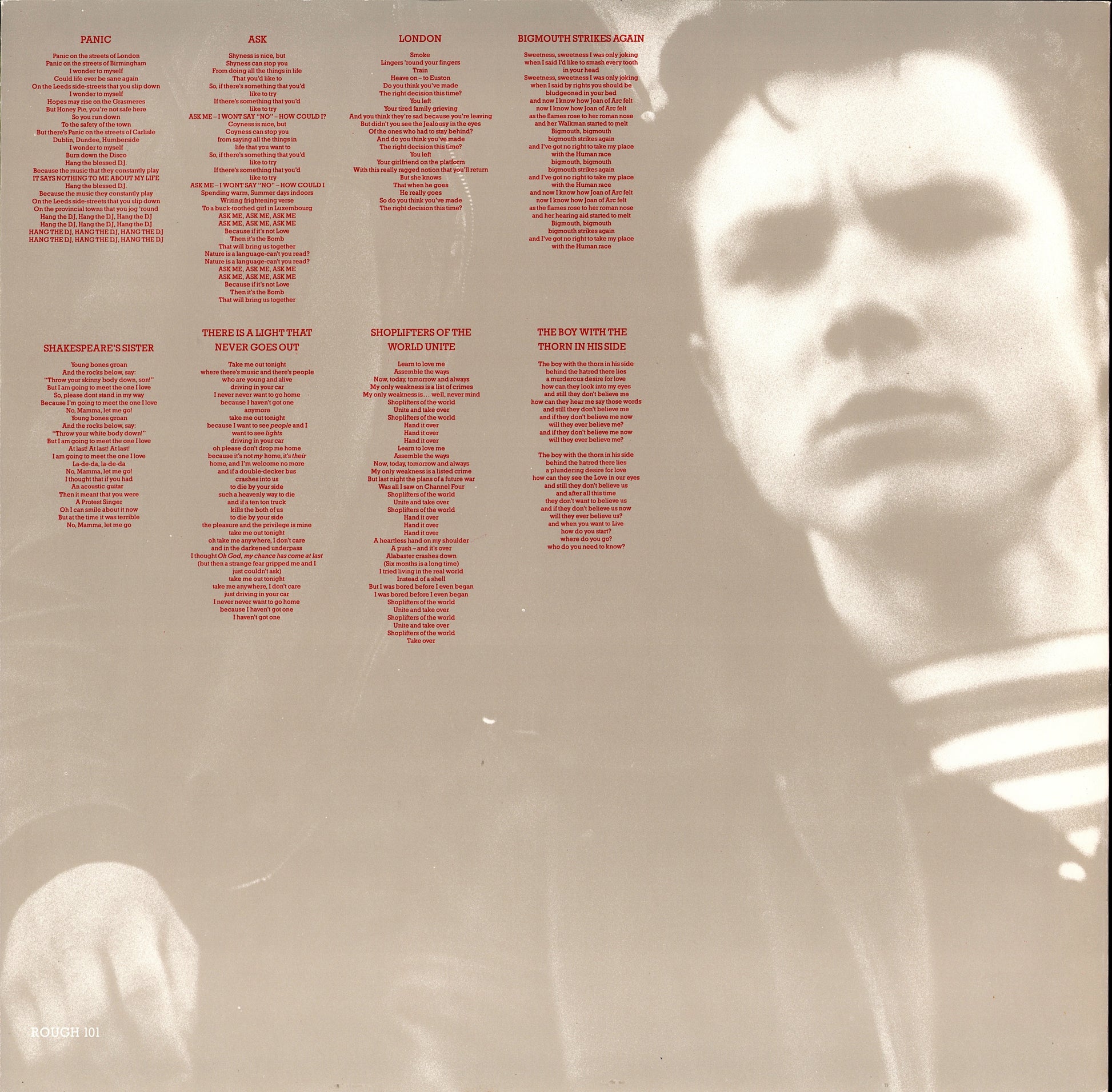 The Smiths ‎- The World Won't Listen Vinyl LP